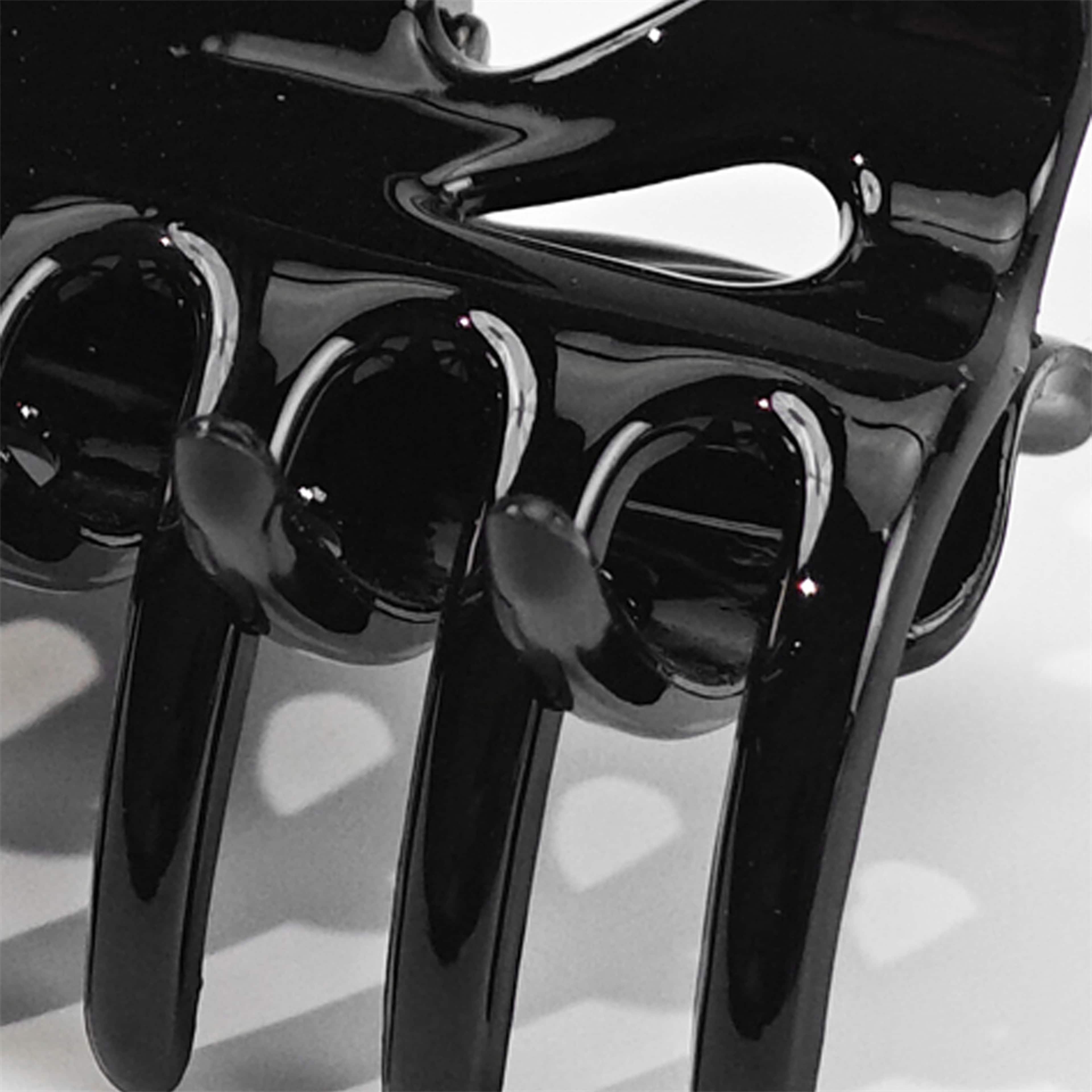 Hårklämma, 9 cm, från Å BEAUTY, i färgen Black. Klicka för att öppna bilden i stort format