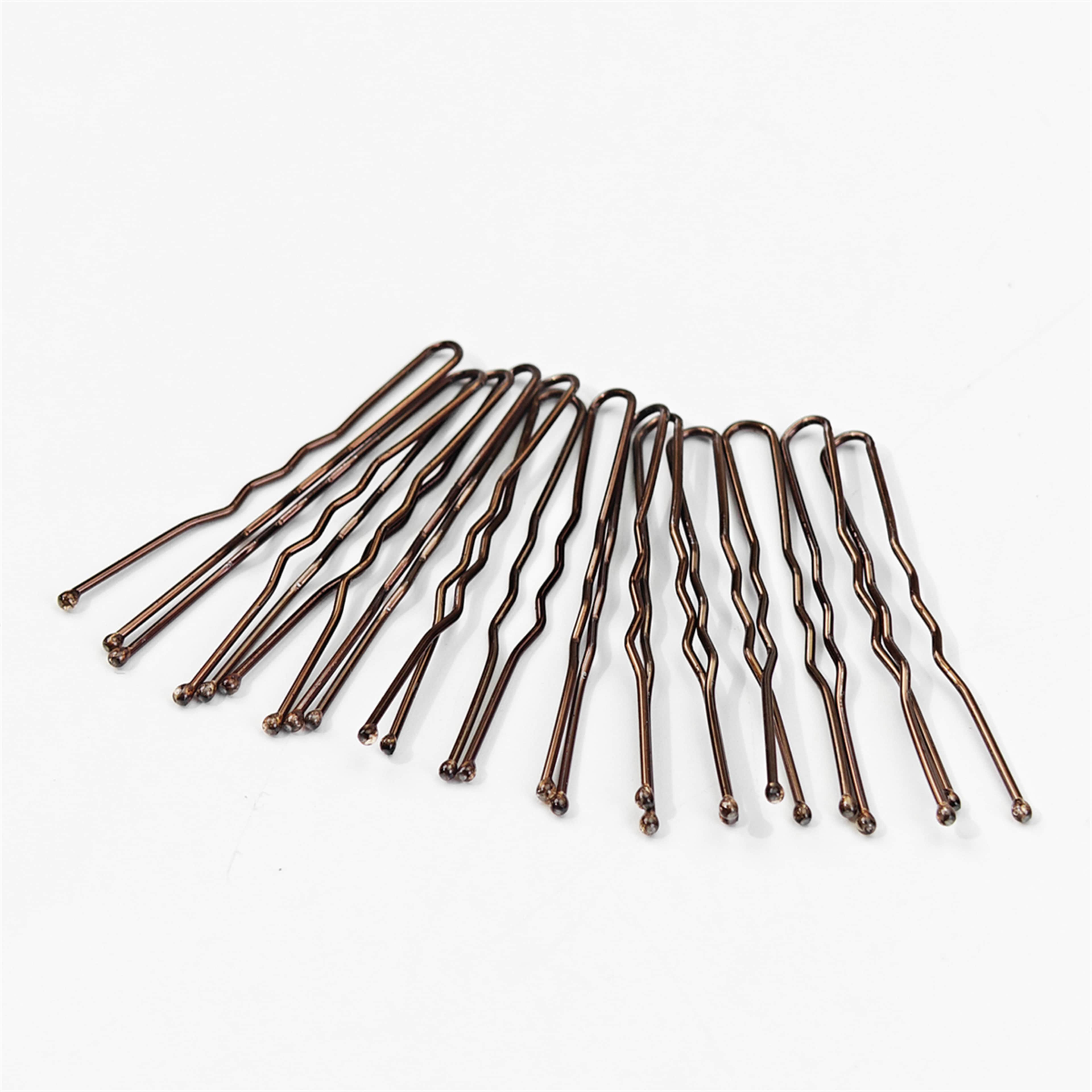 Hårnålar 10-pack, från Å BEAUTY, i färgen Brown. Klicka för att öppna bilden i stort format