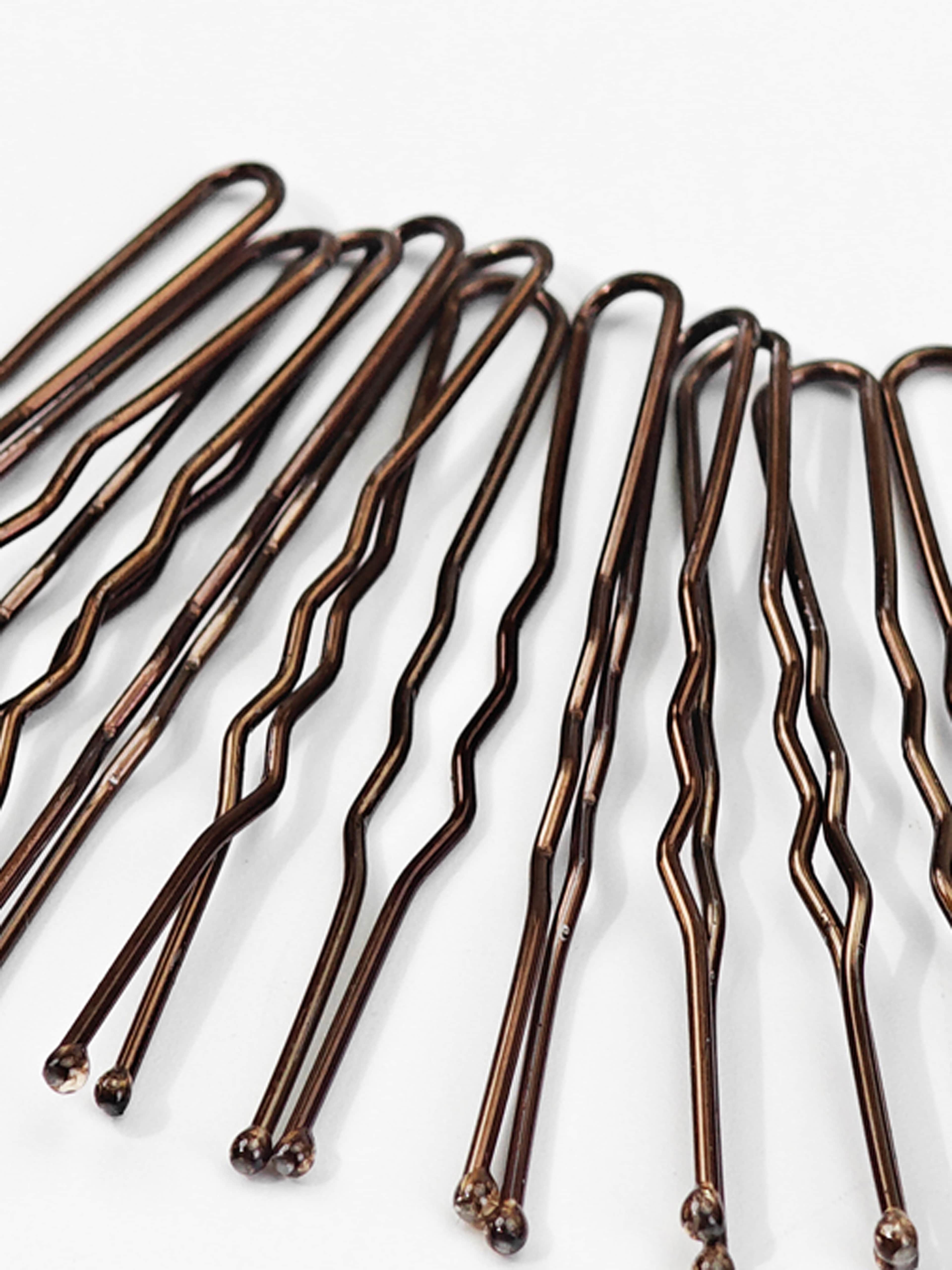 Hårnålar 10-pack, från Å BEAUTY, i färgen Brown. Klicka för att öppna bilden i stort format