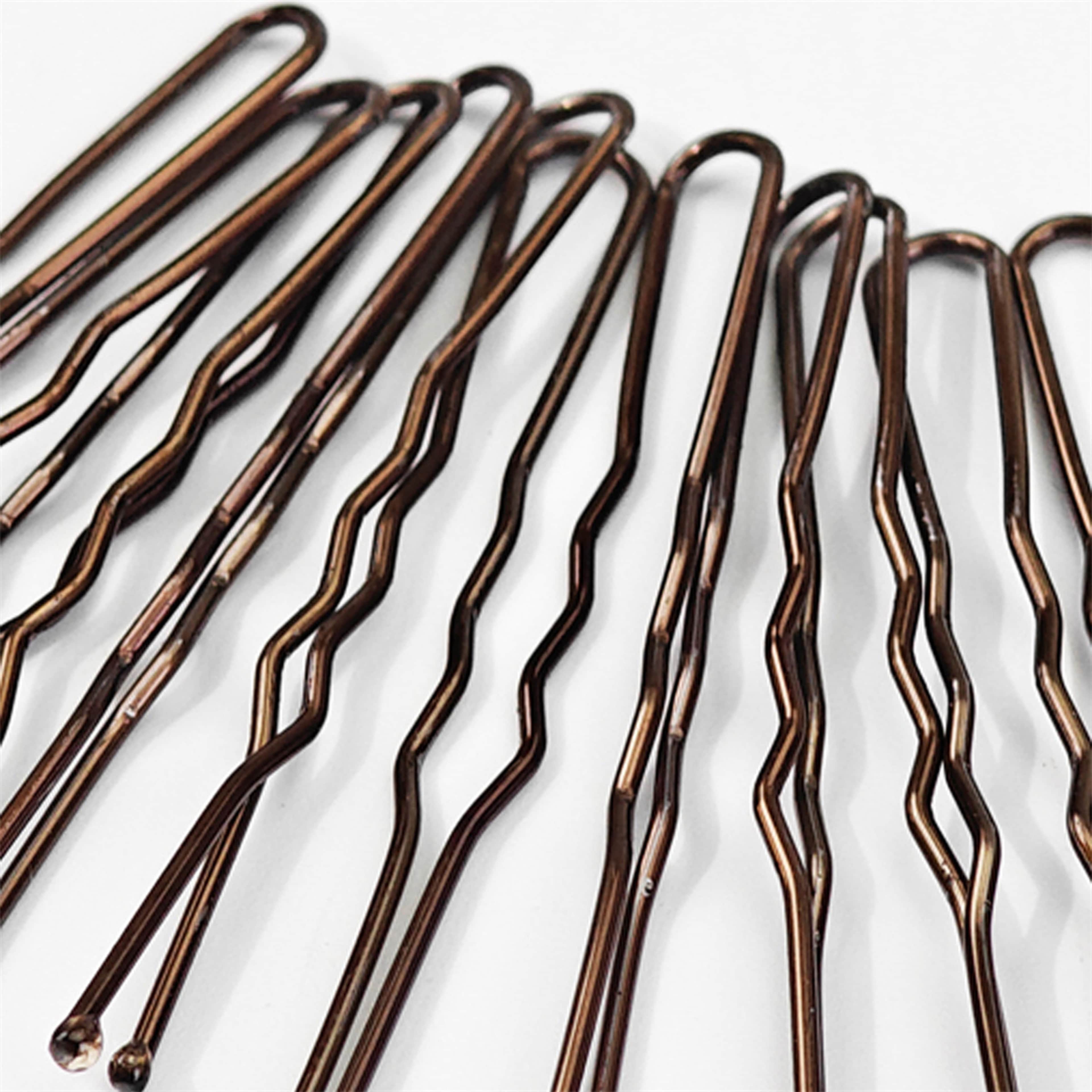 Hårnålar 10-pack, från Å BEAUTY, i färgen Brown. Klicka för att öppna bilden i stort format