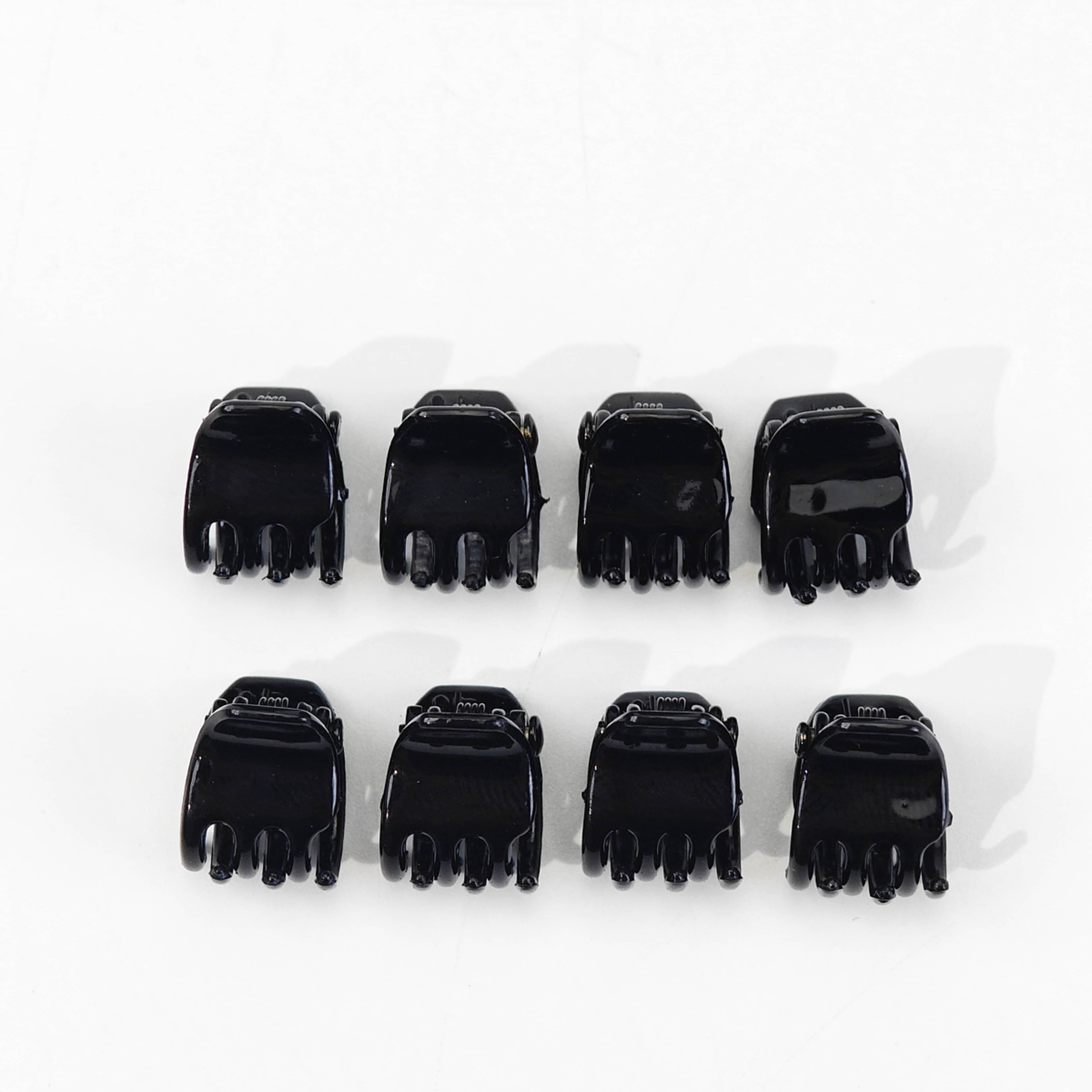 Minihårklämmor, 8-pack, från Å BEAUTY, i färgen Black. Klicka för att öppna bilden i stort format