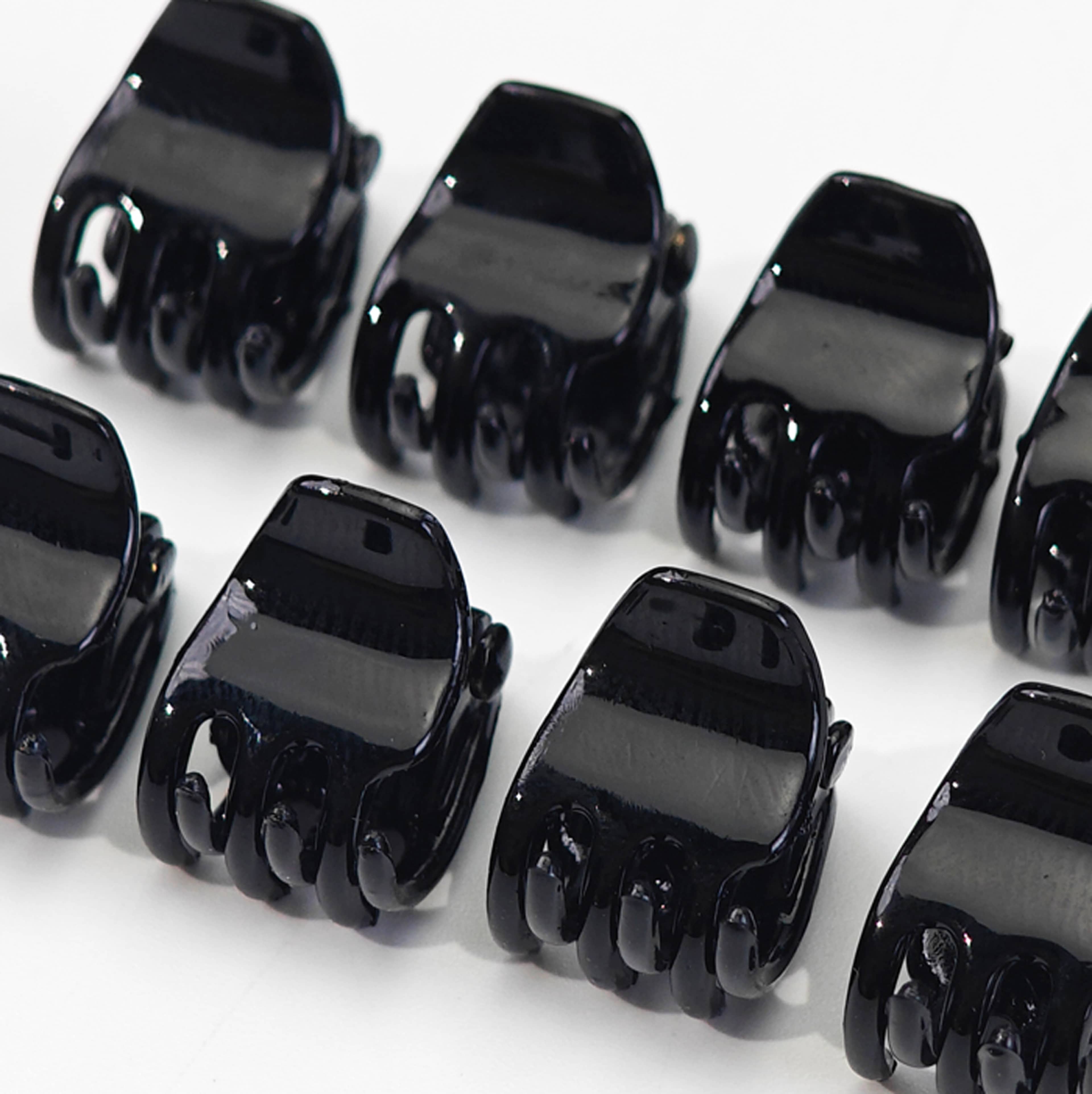 Minihårklämmor, 8-pack, från Å BEAUTY, i färgen Black. Klicka för att öppna bilden i stort format