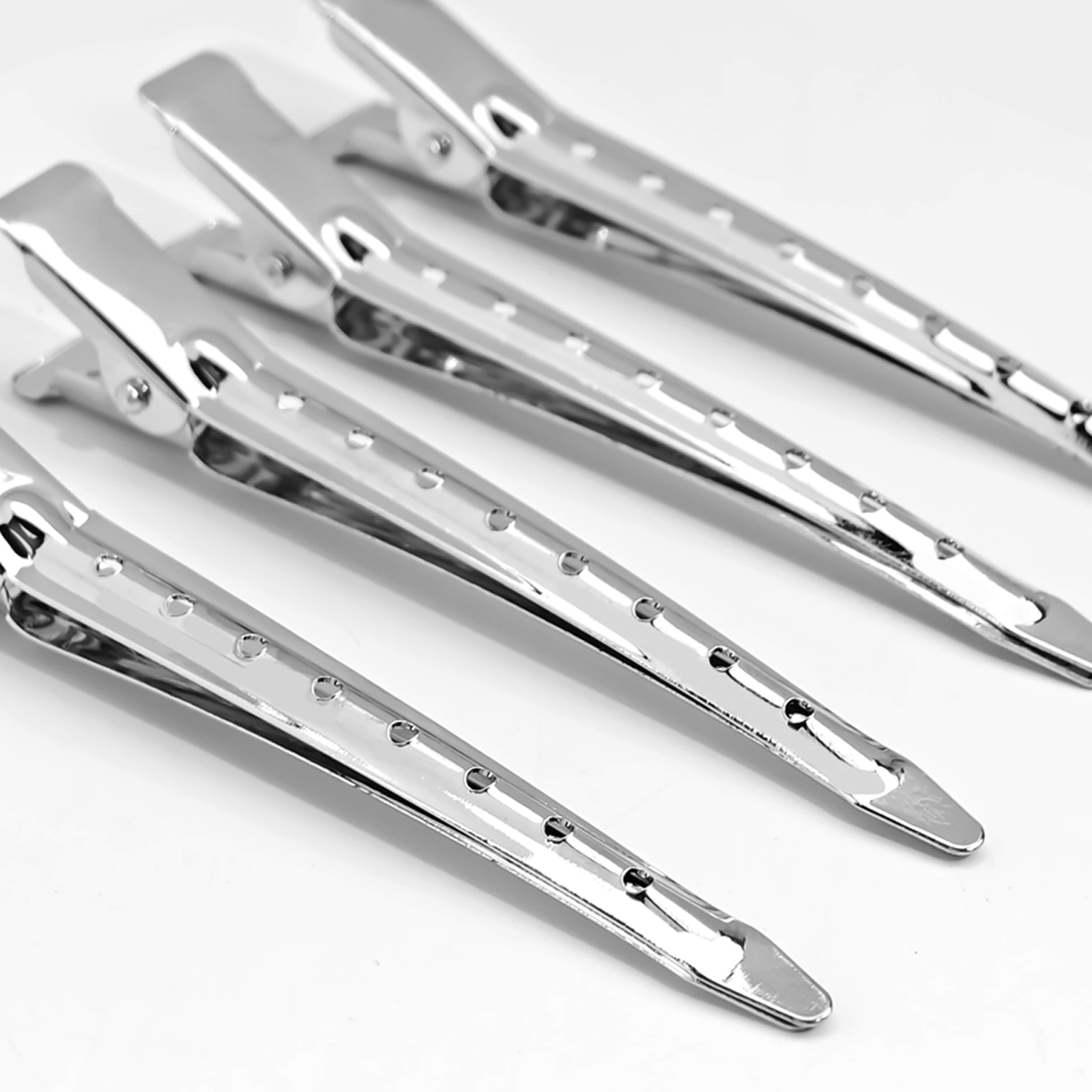 Hårclips i metall, 4-pack, från Å BEAUTY. Klicka för att öppna bilden i stort format