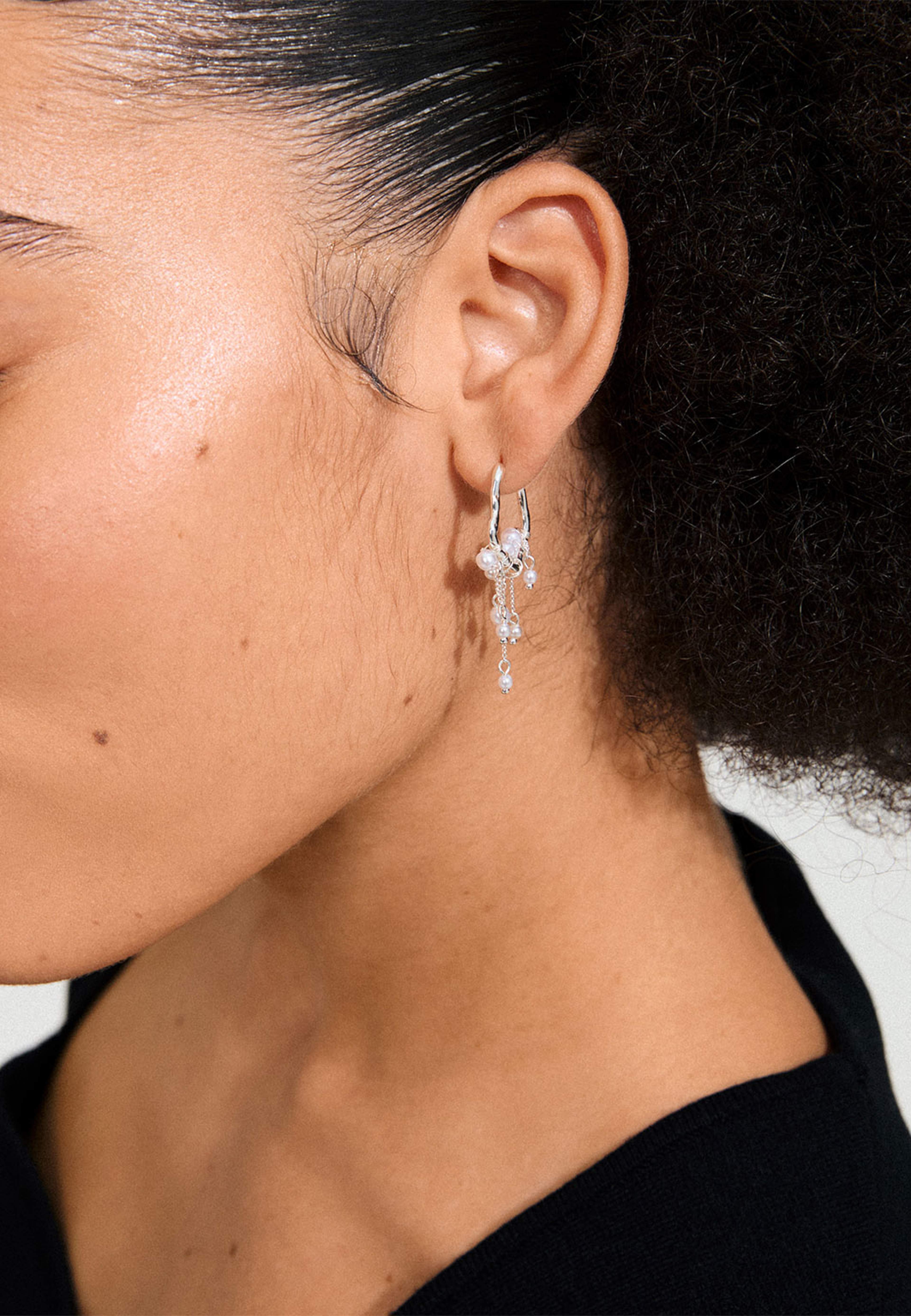 Jasper Earrings Silver-Plated