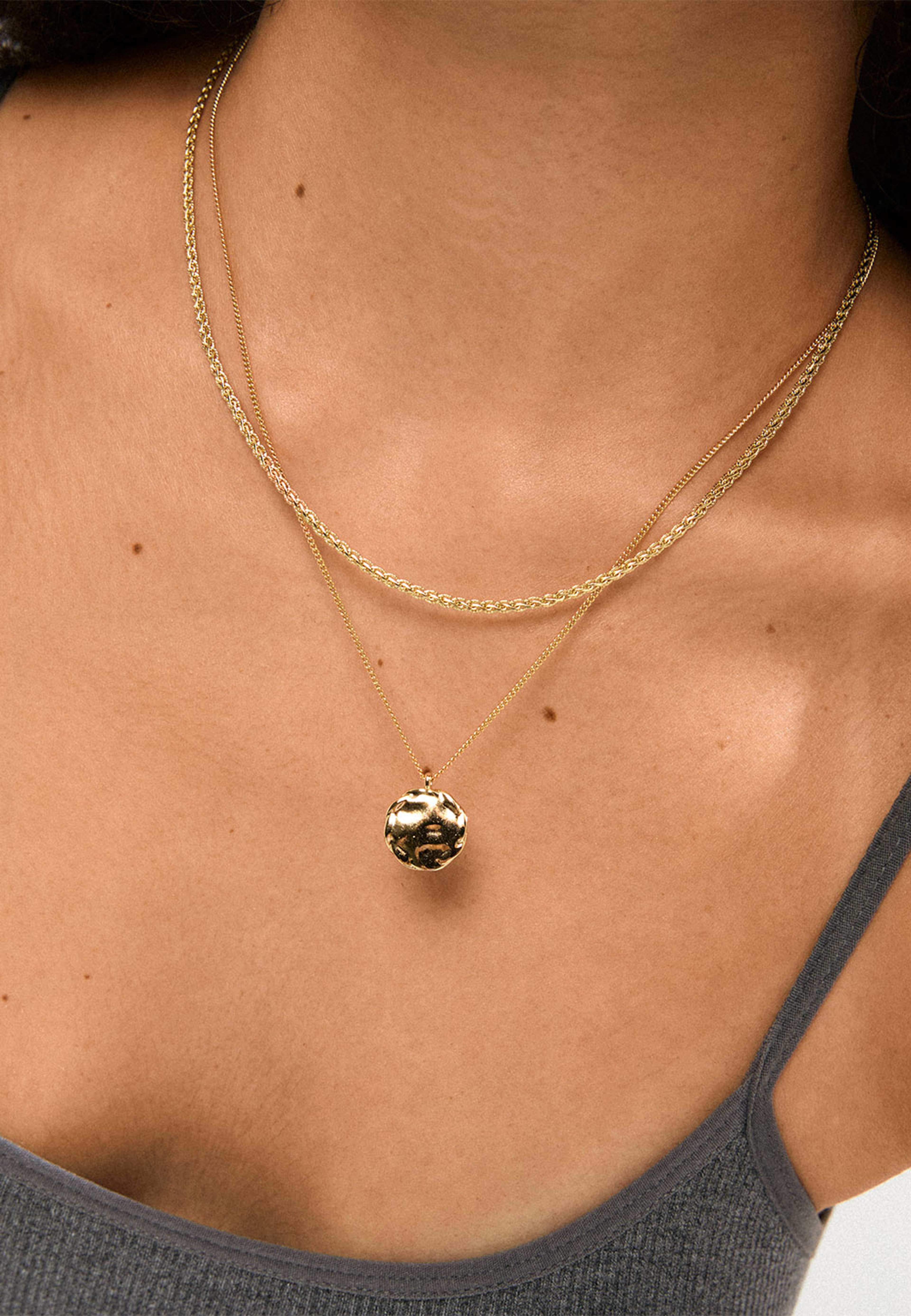Declan Necklace 2-In-1 Set, Gold-Plated