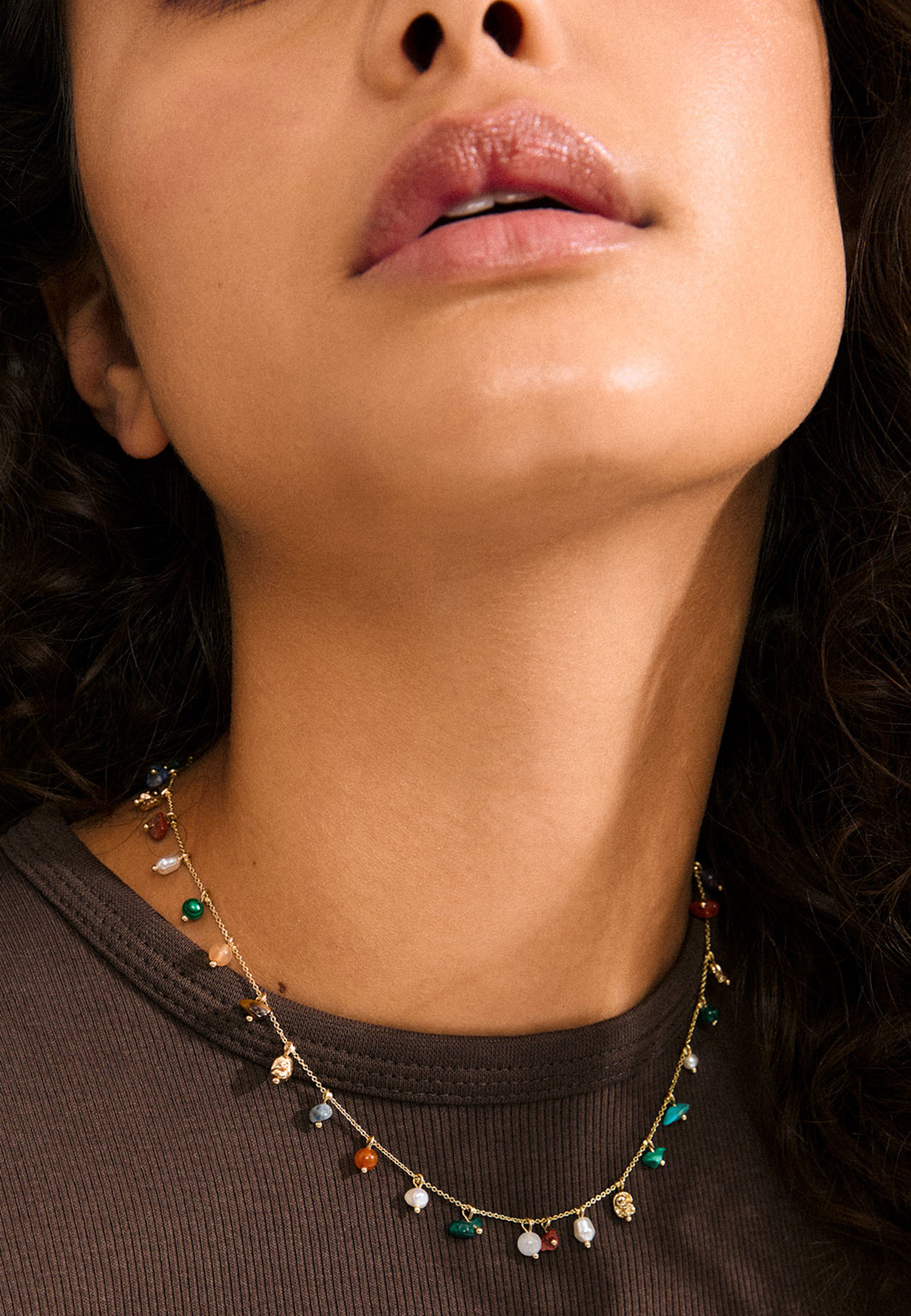 Between Necklace Gold-Plated