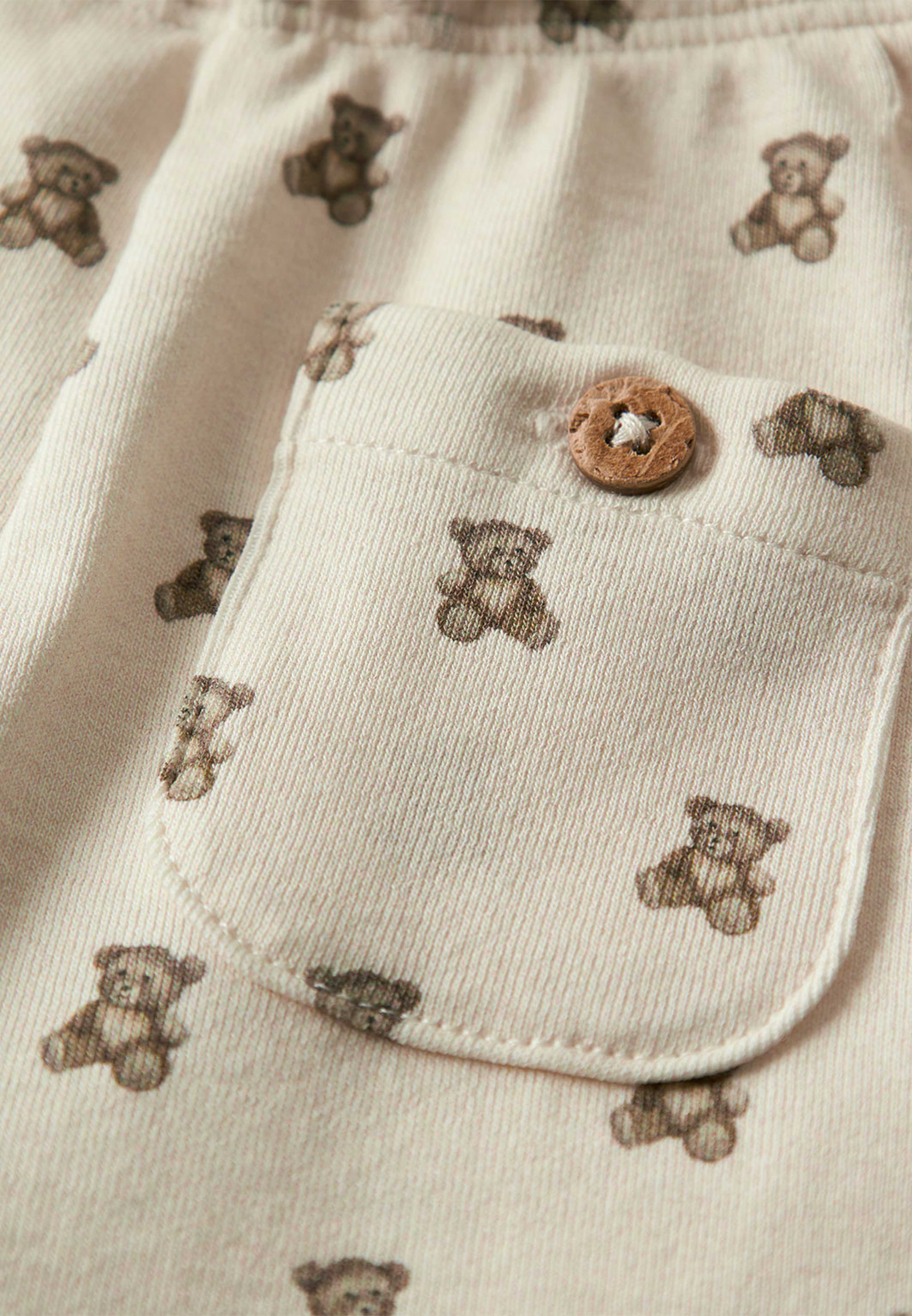 Gayo byxa, från Lil'Atelier, i färgen Turtledove Teddybear. Klicka för att öppna bilden i stort format