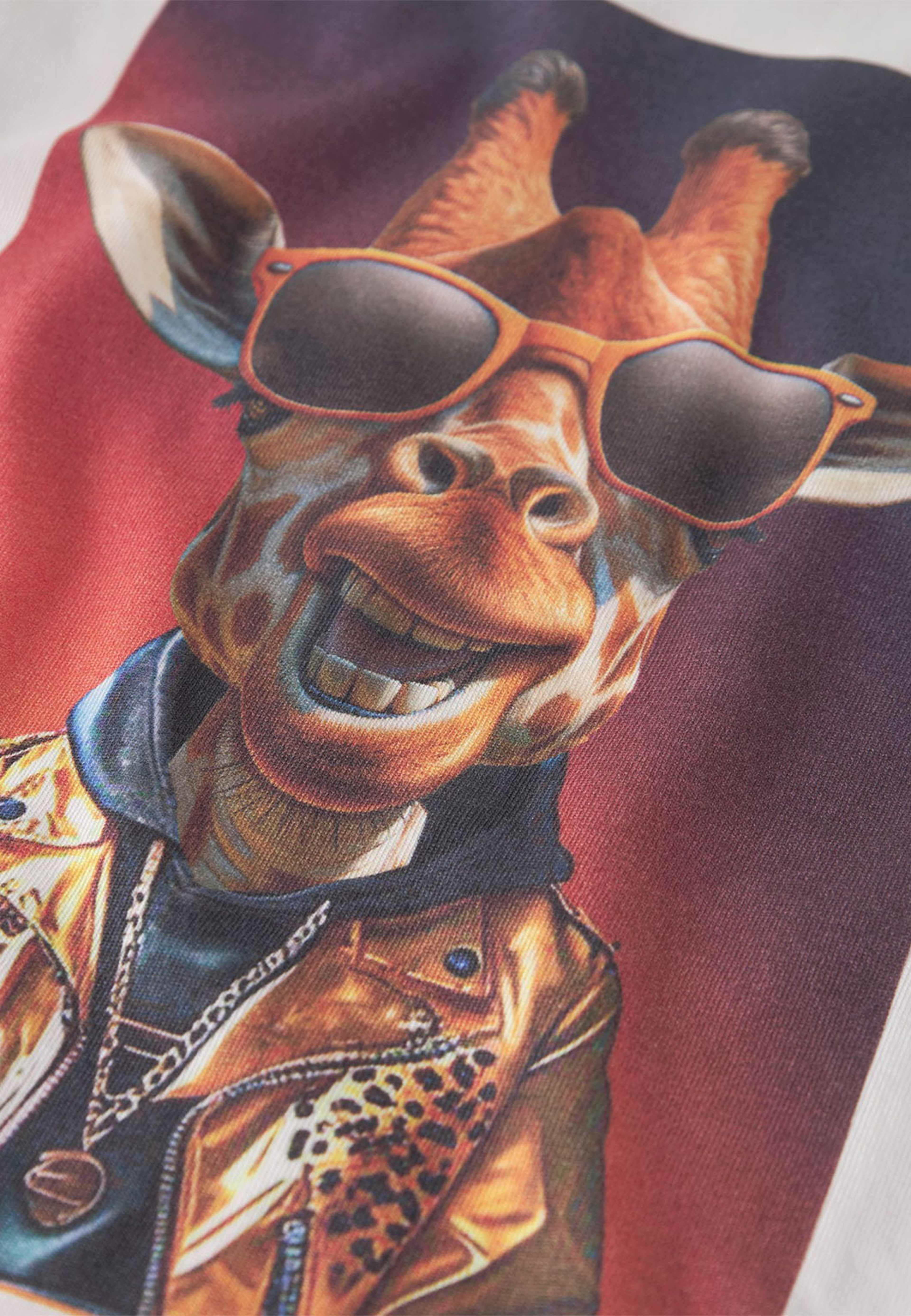 Nmmvoto Ls Nreg Top, från Name It, i färgen Cloud Dancer Giraffe. Klicka för att öppna bilden i stort format