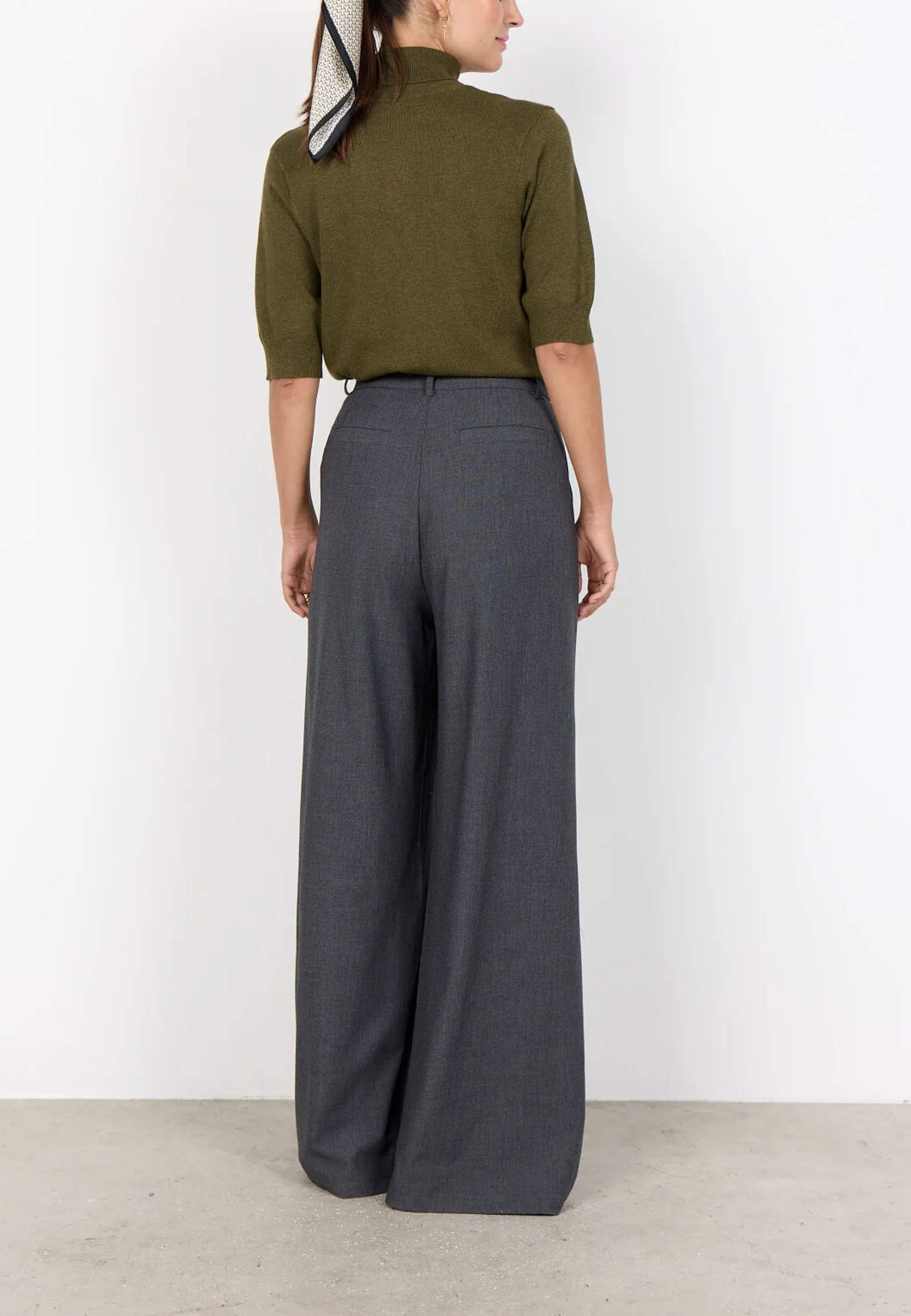 SC-Venus 3-C Pants, från Soyaconcept, i färgen Dark Earth Melange. Klicka för att öppna bilden i stort format