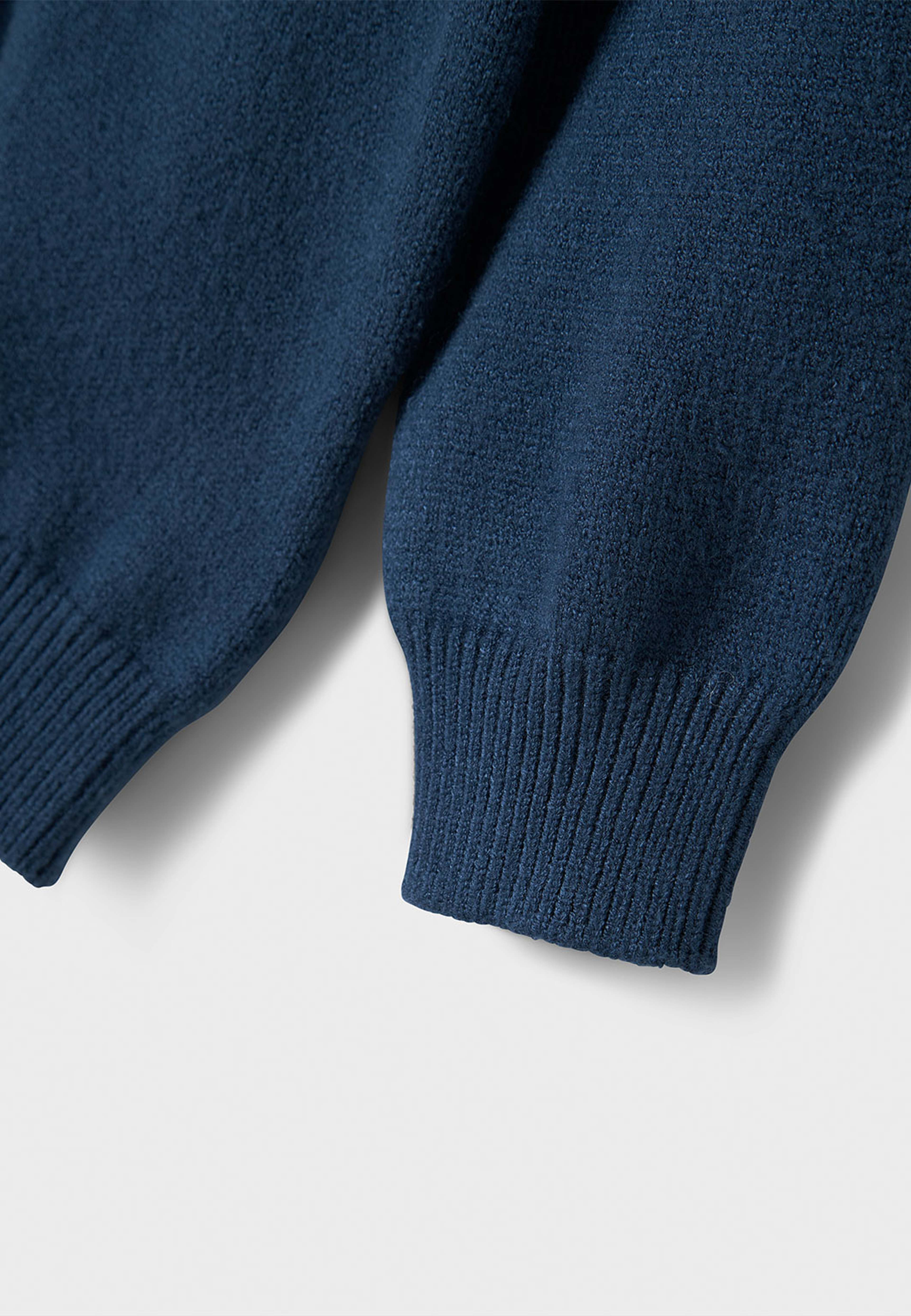 NKMOWEN LS KNIT CARD, från Name It, i färgen Insignia Blue.