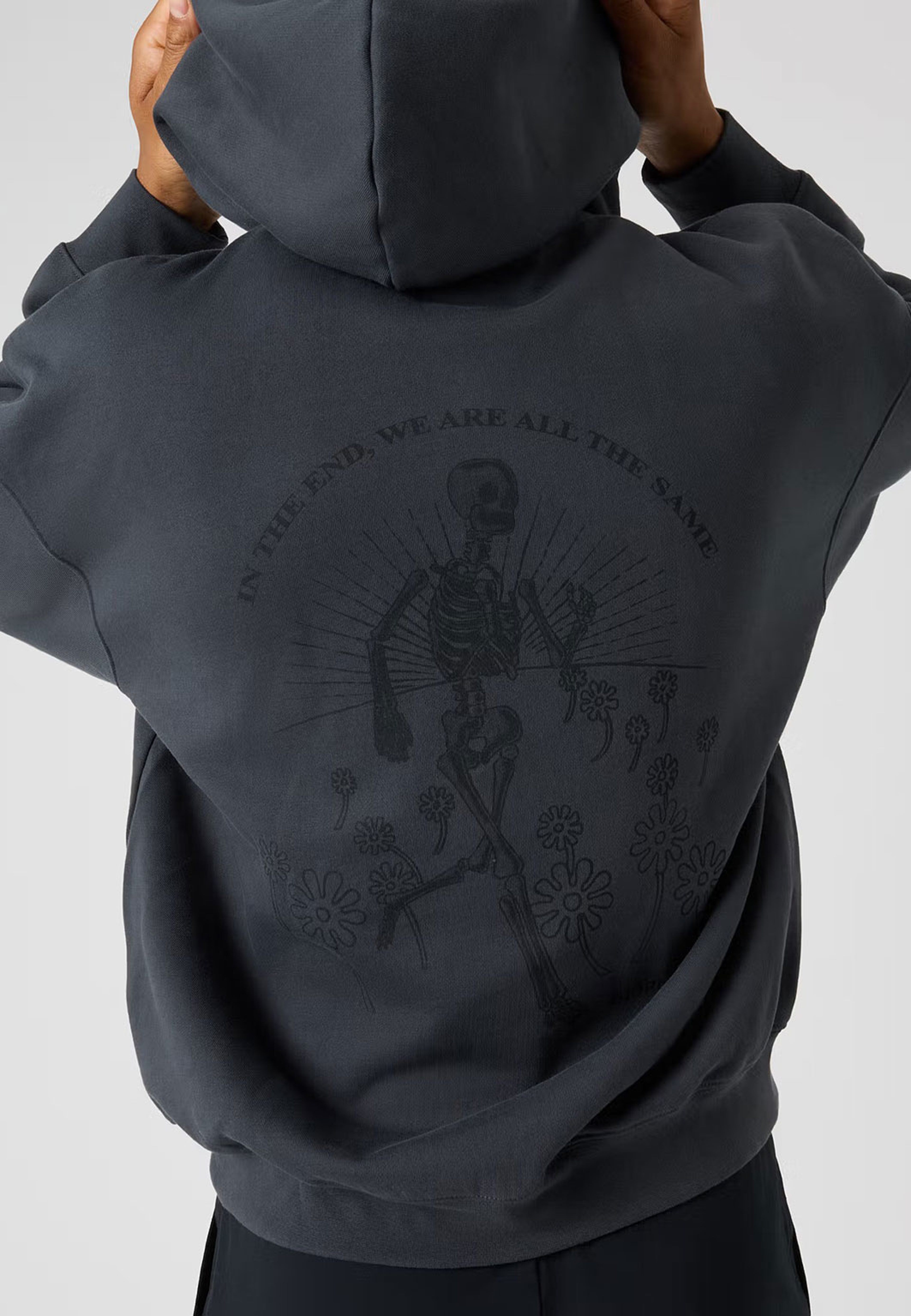 Borg Oversized Hoodie, från Björn Borg, i färgen Asphalt. Klicka för att öppna bilden i stort format