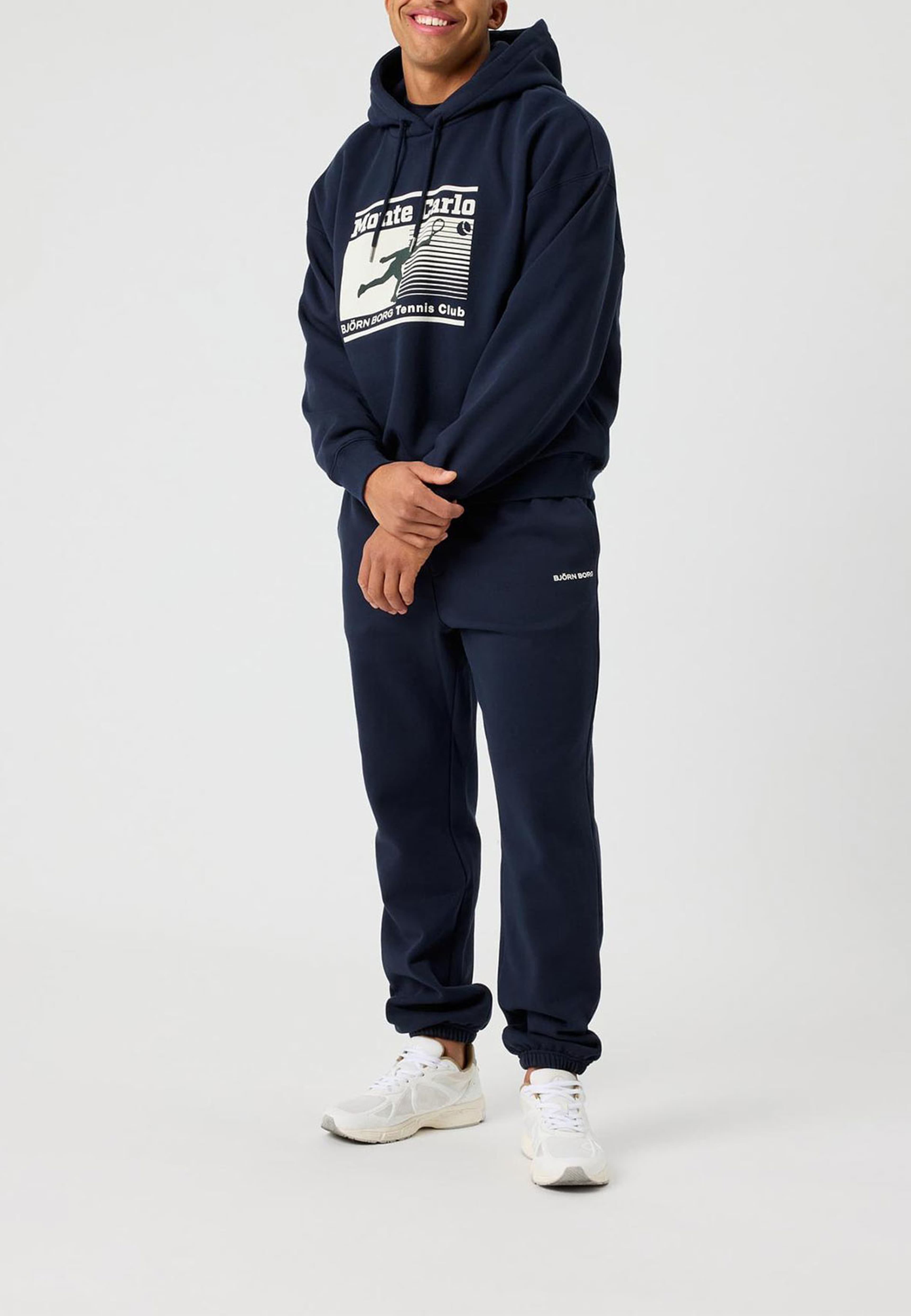 Borg Oversized Hoodie, från Björn Borg, i färgen Night Sky. Klicka för att öppna bilden i stort format