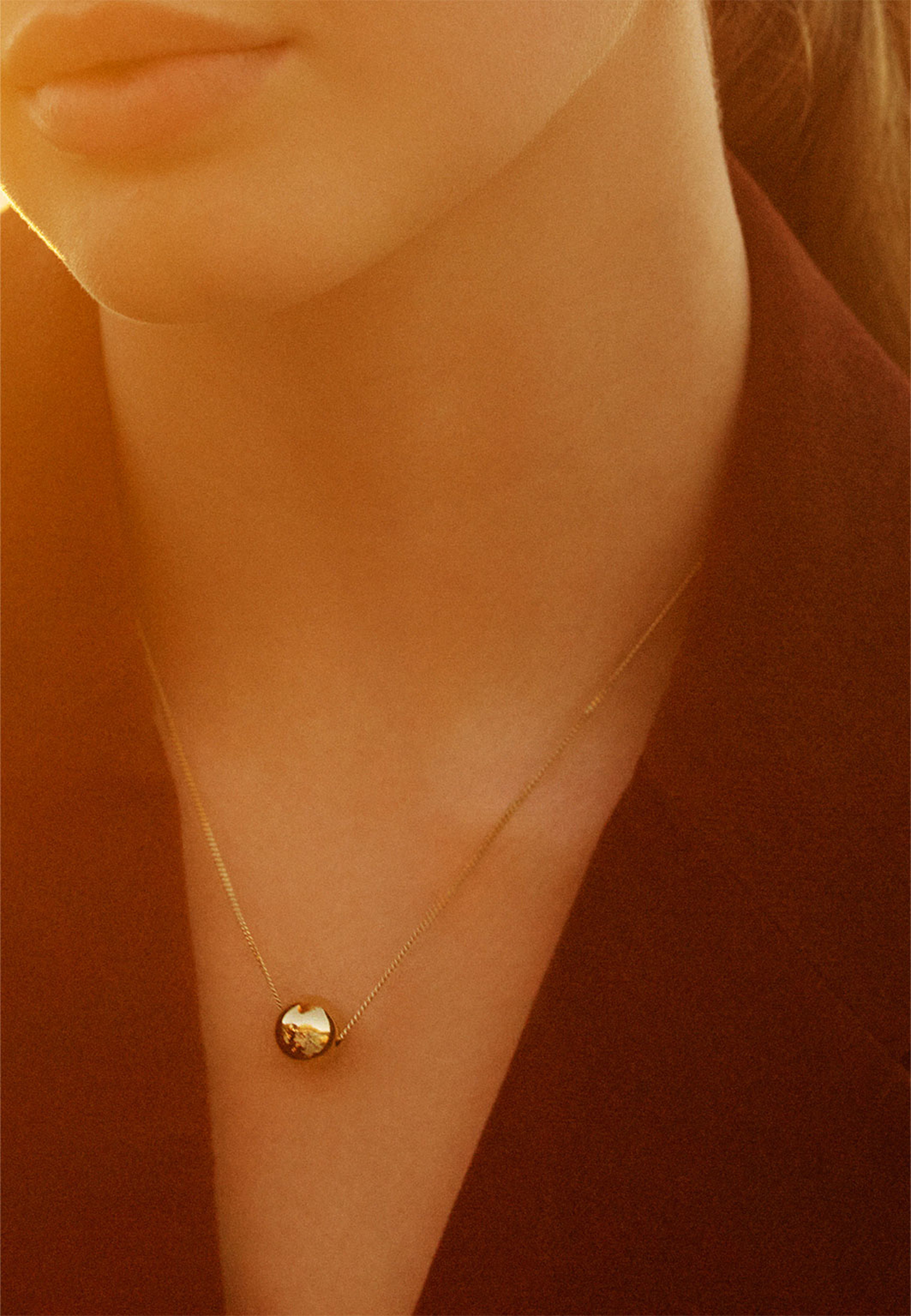 Sphere Necklace S Gold