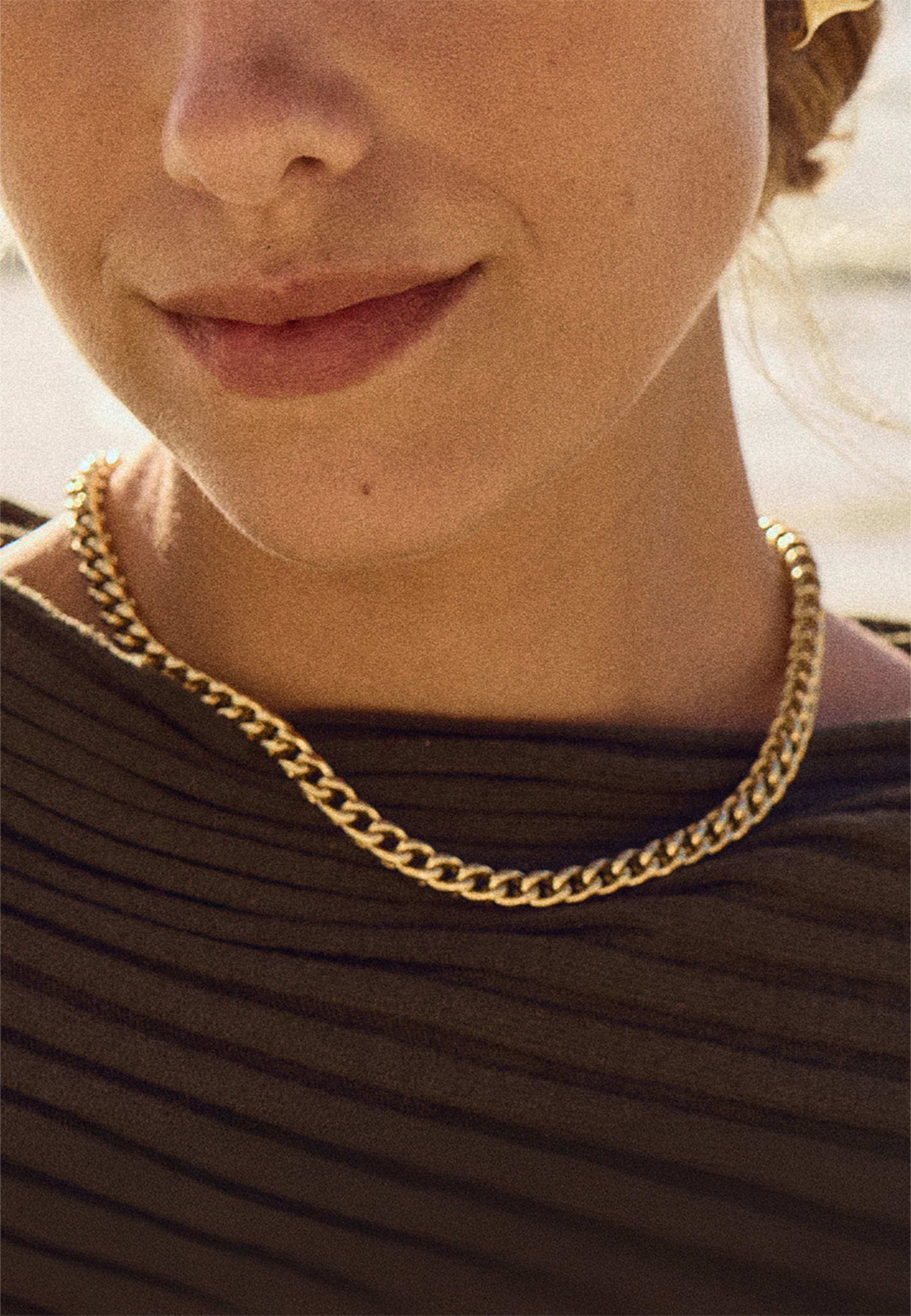 Spiga Chain Necklace Gold