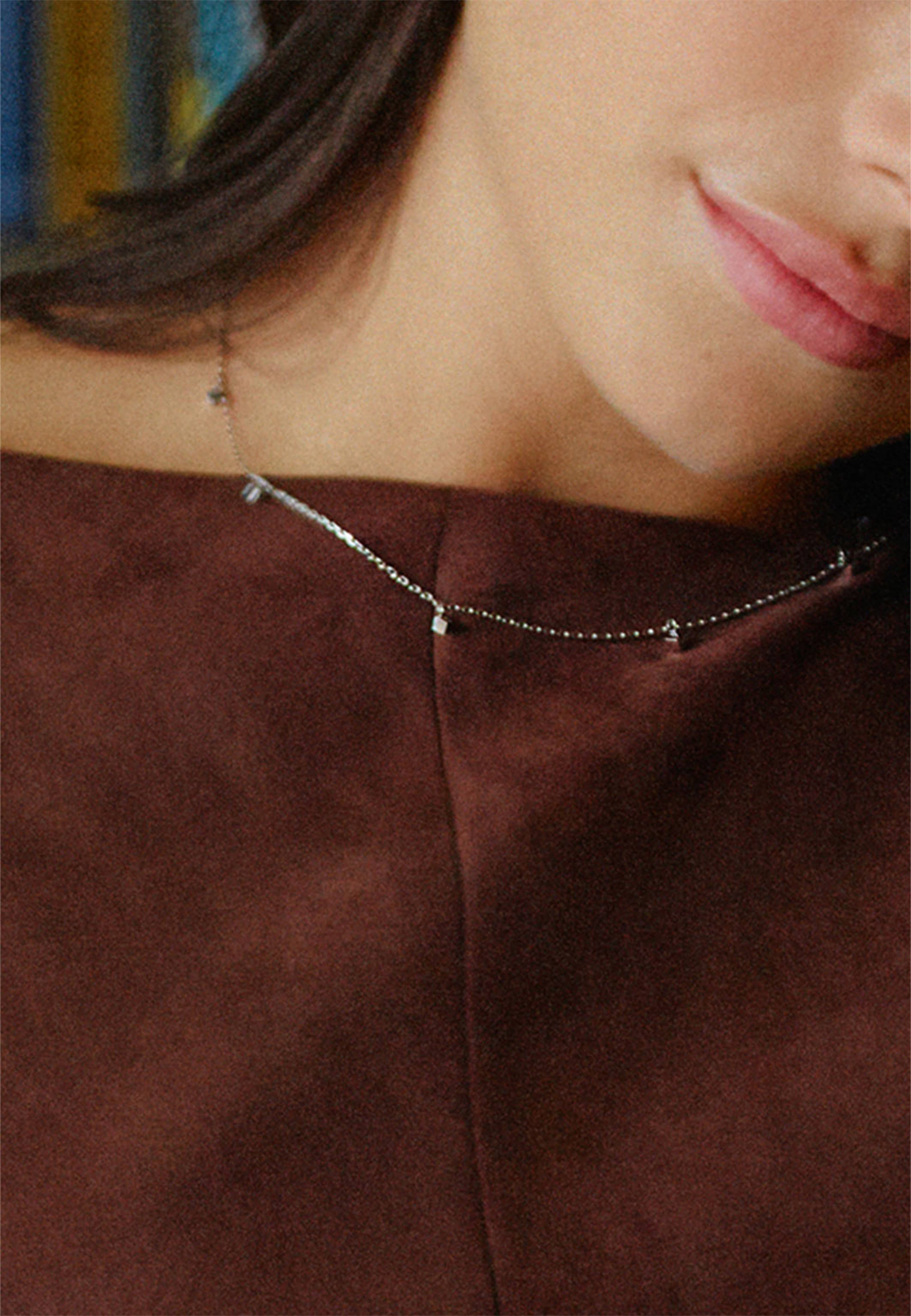 Dice Necklace Steel