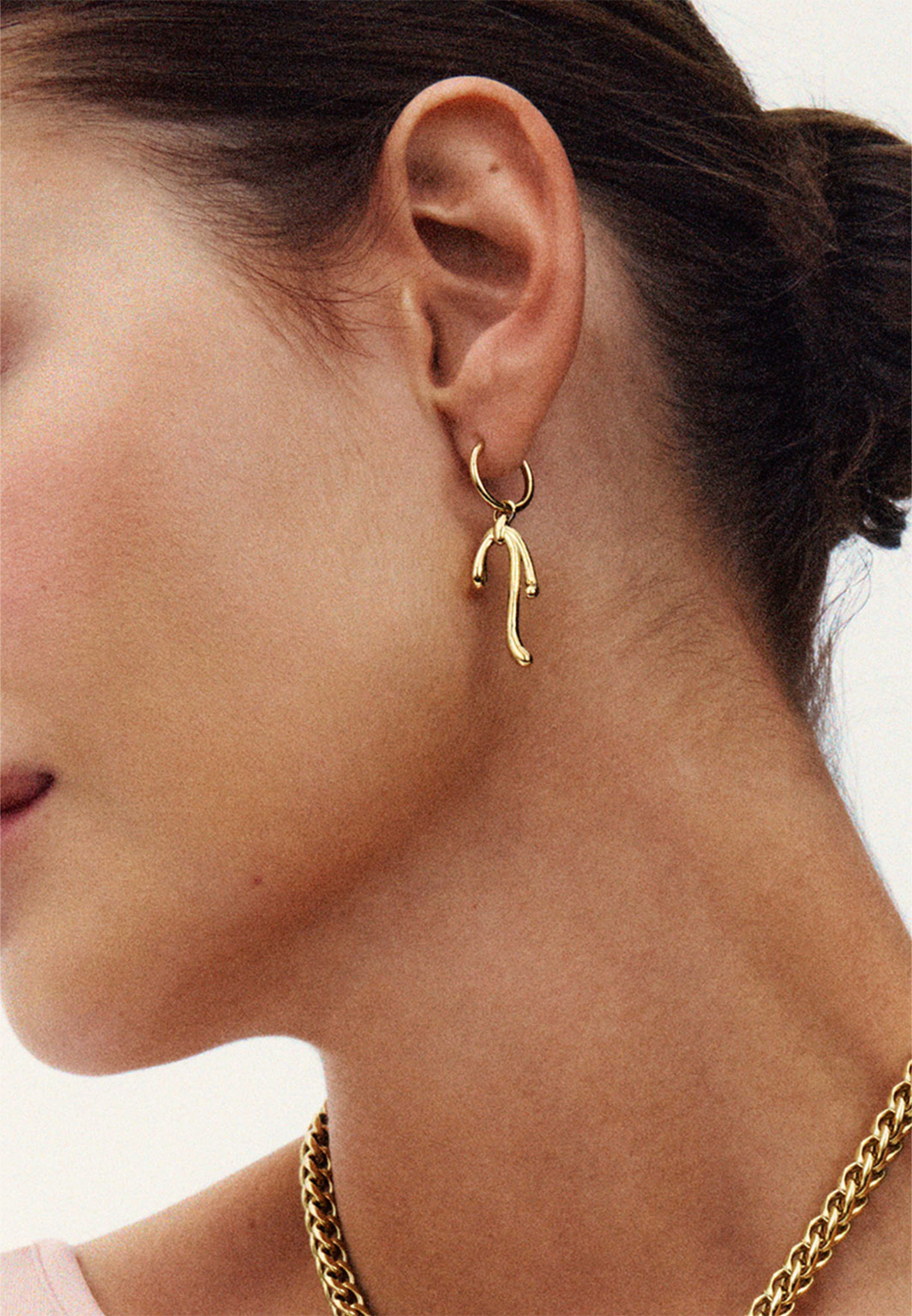 Lace Hoops Gold, från Edblad, i färgen Gold.