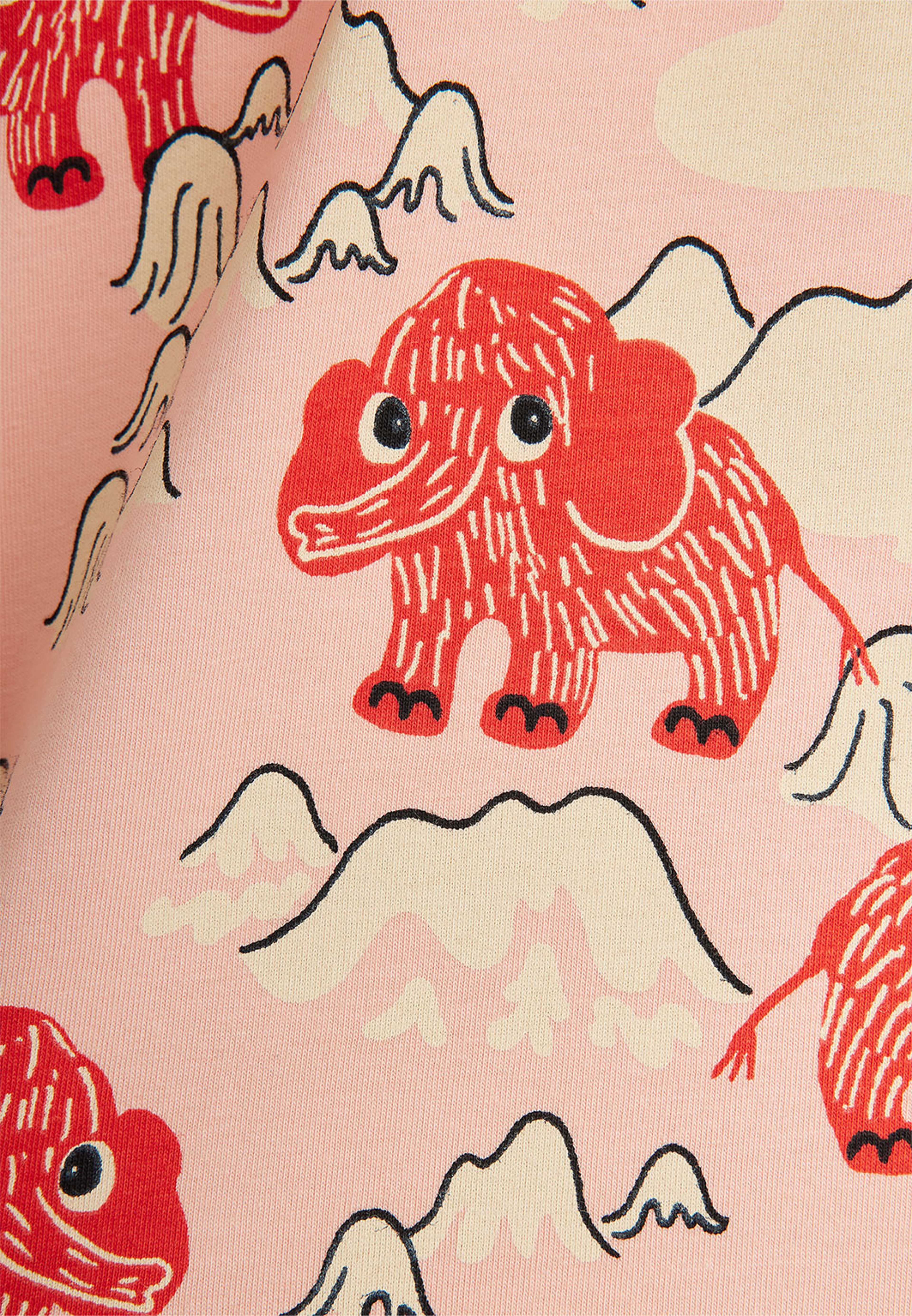 Mammoth Långärmad T-Shirt, från Mini Rodini, i färgen Pink.