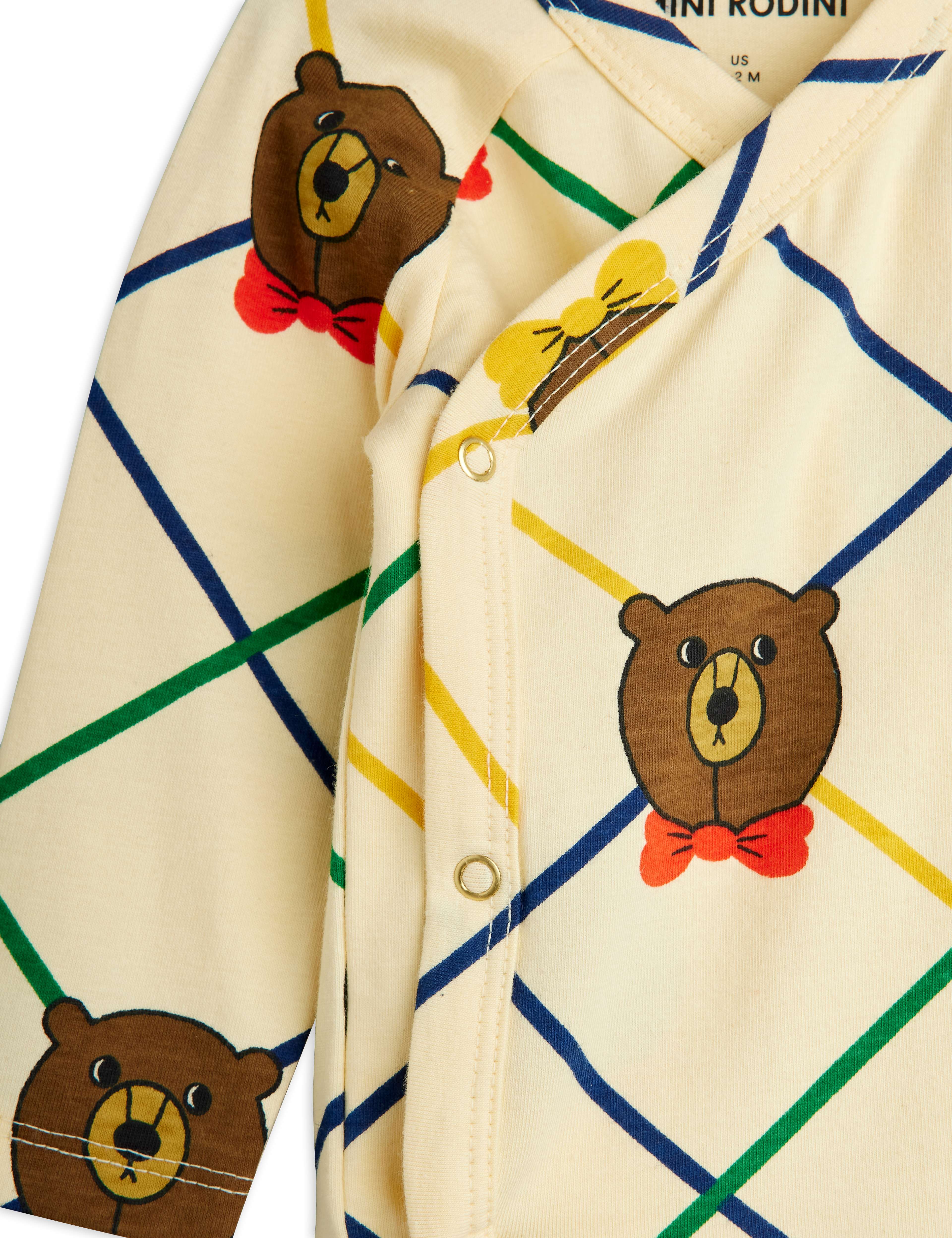 Bear Check Set För Nyfödd