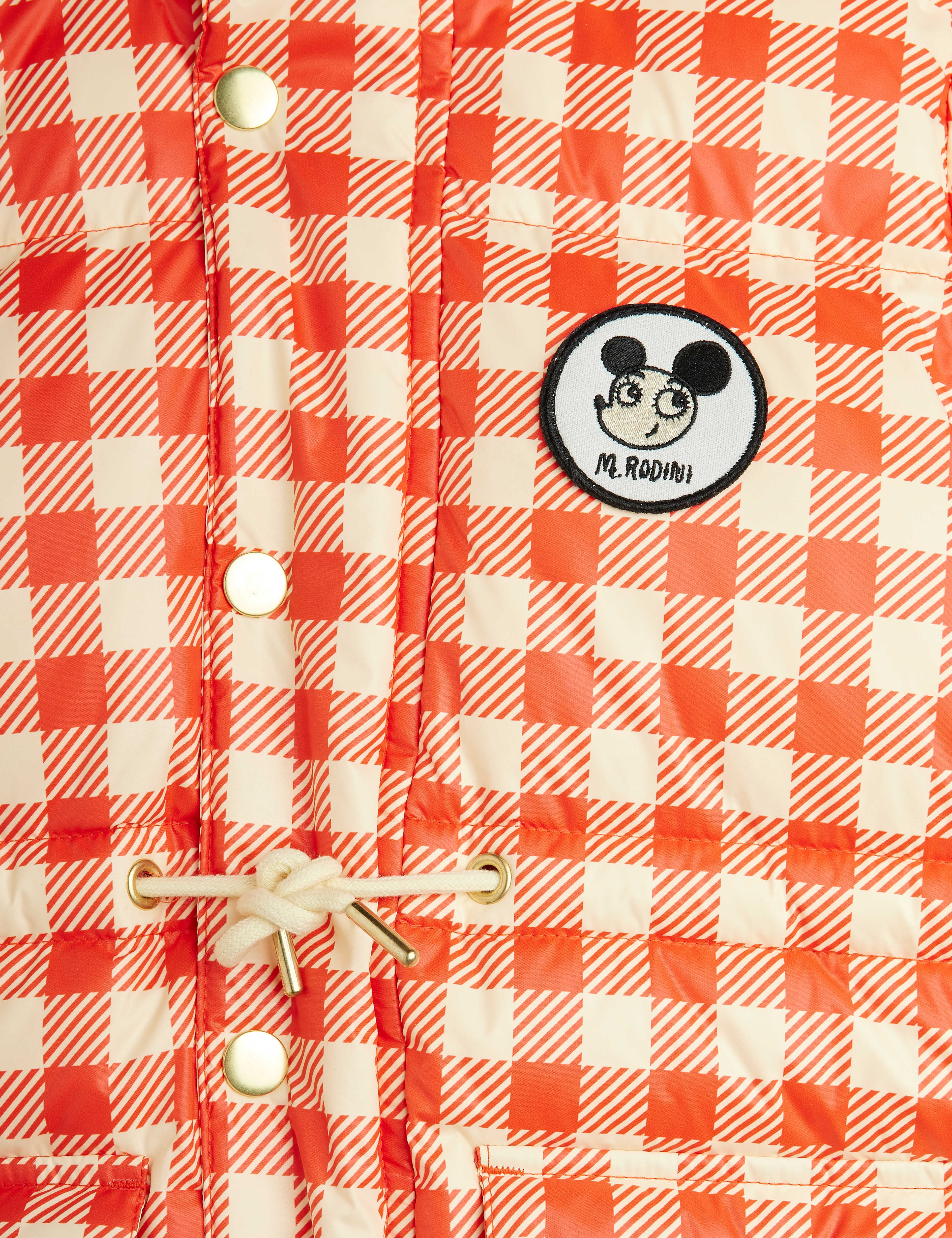 Ritzratz Gingham Heavy Puffer Jacket