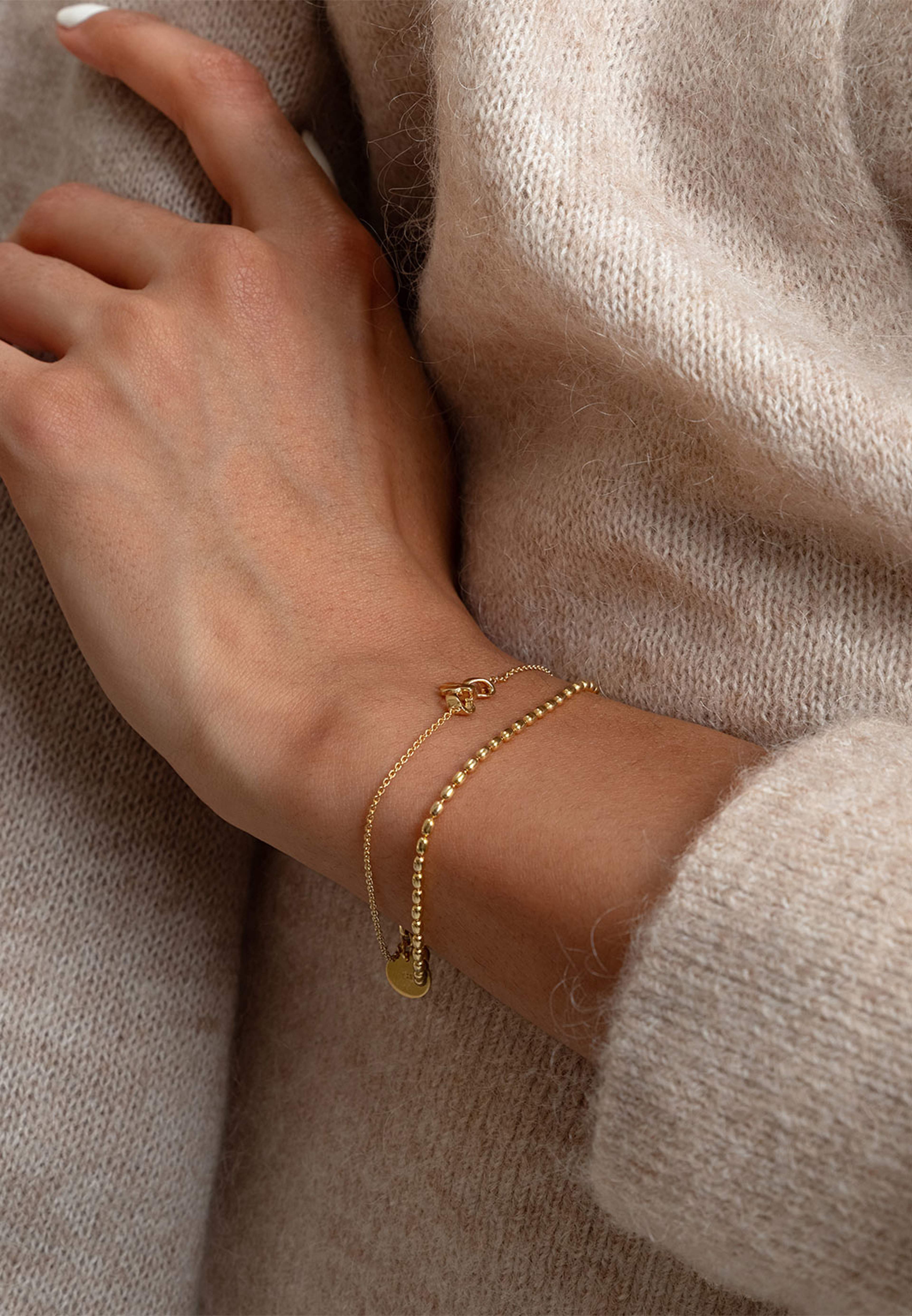 Lunetta Bracelet Gold, från Syster P, i färgen Gold.