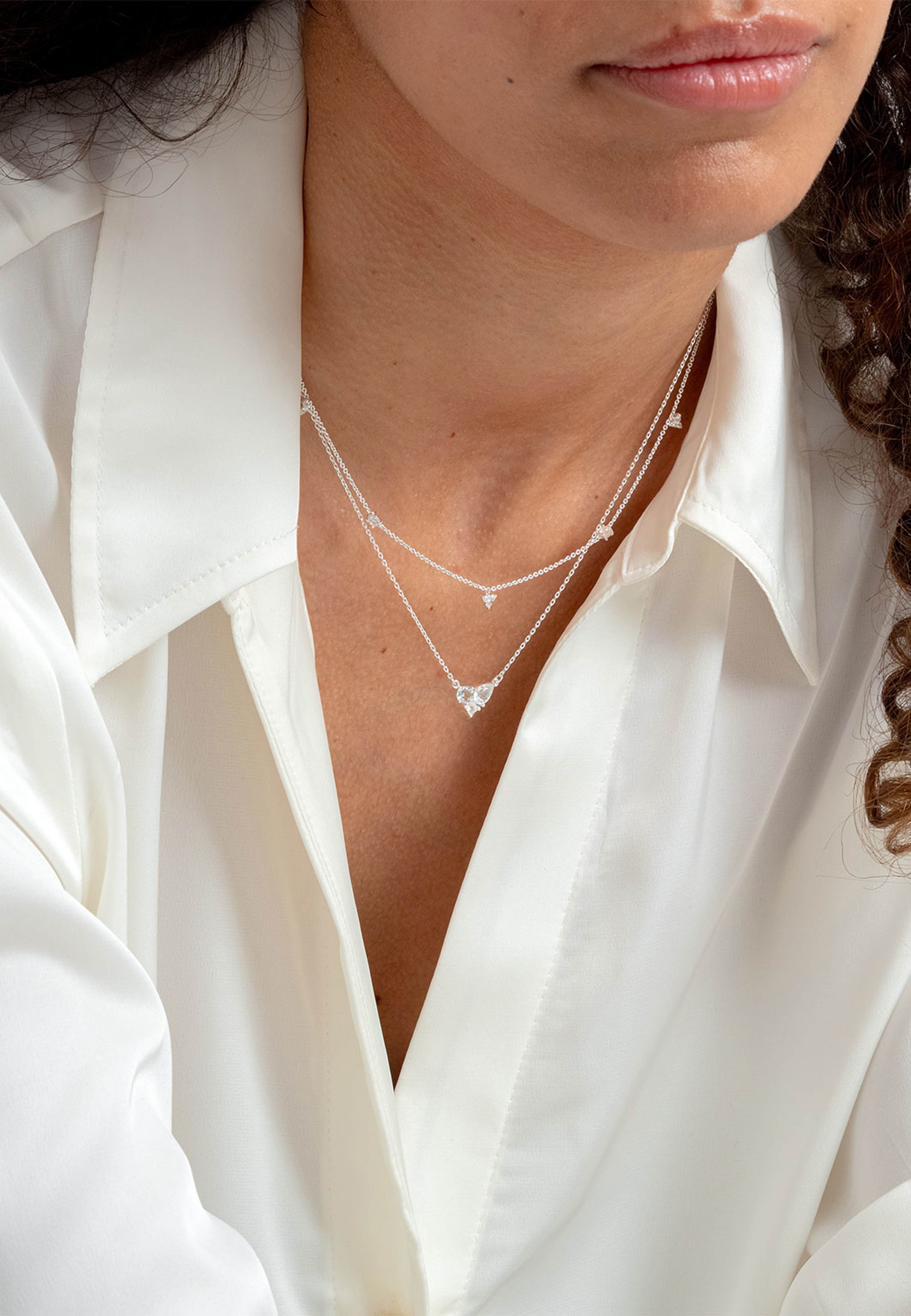 Celestia Necklace Silver, från Syster P, i färgen Silver. Klicka för att öppna bilden i stort format