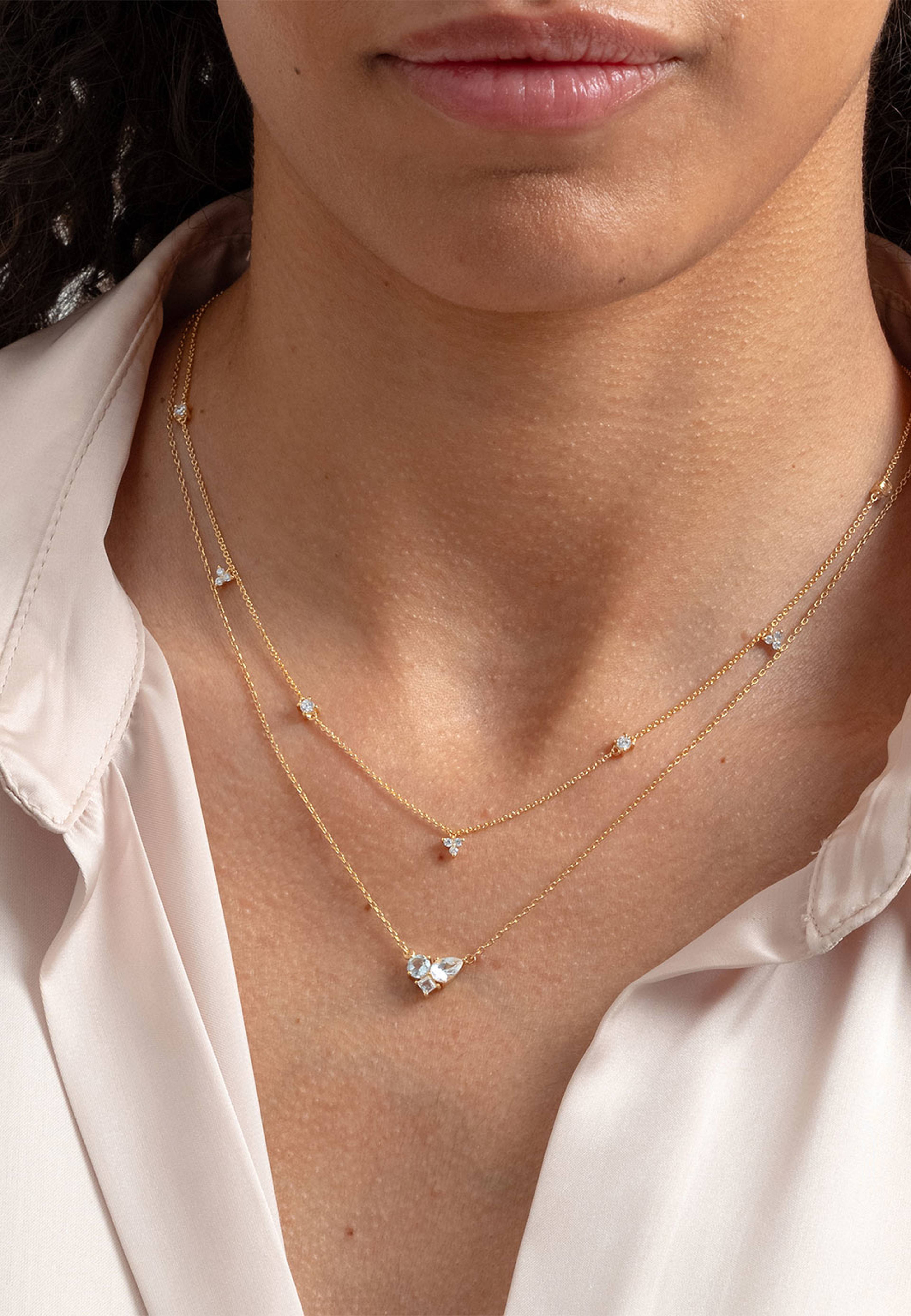 Celestia Necklace Gold, från Syster P, i färgen Gold. Klicka för att öppna bilden i stort format