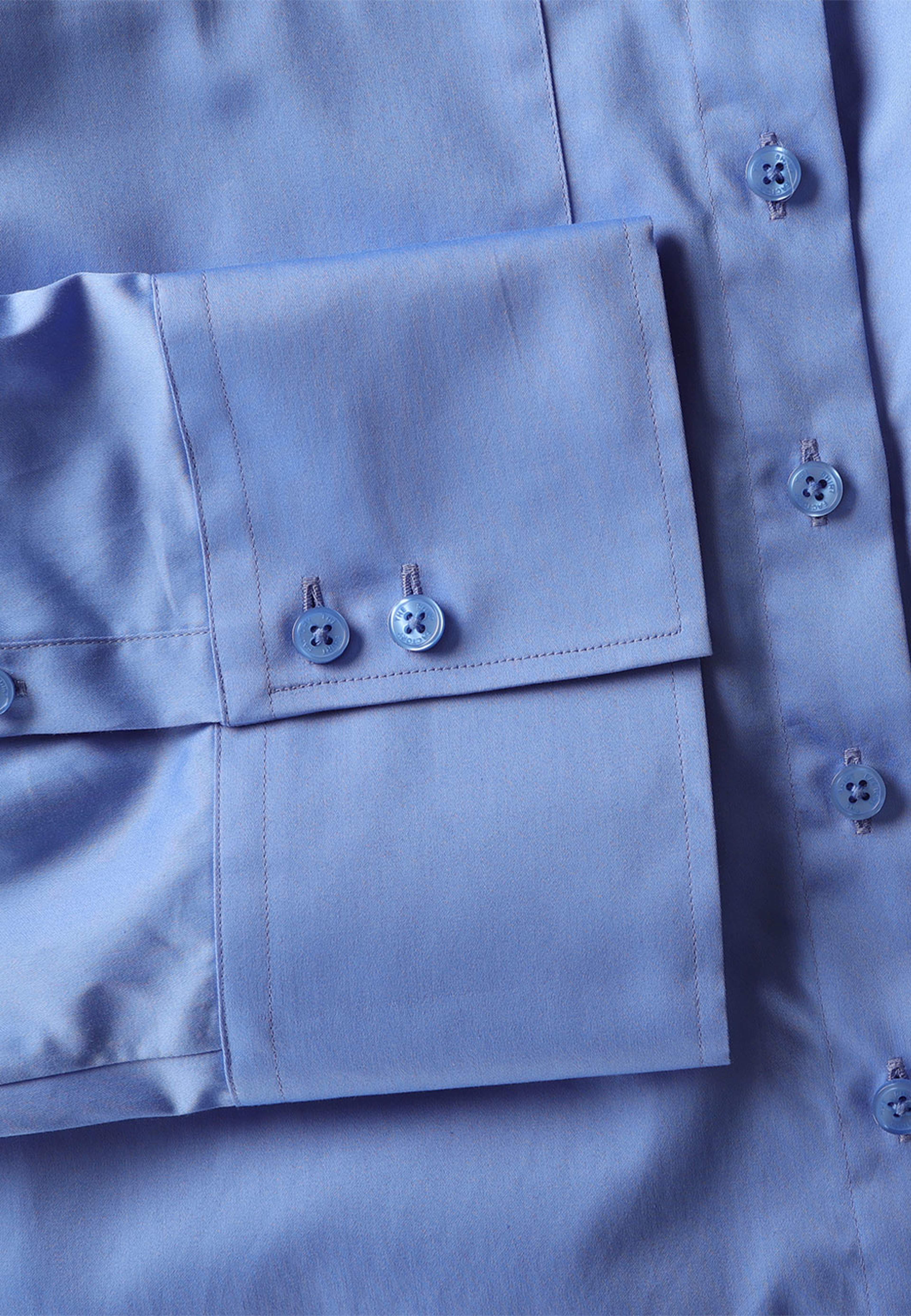 Skjorta Anya Cotton Poplin, från The Shirt Factory, i färgen Blue. Klicka för att öppna bilden i stort format