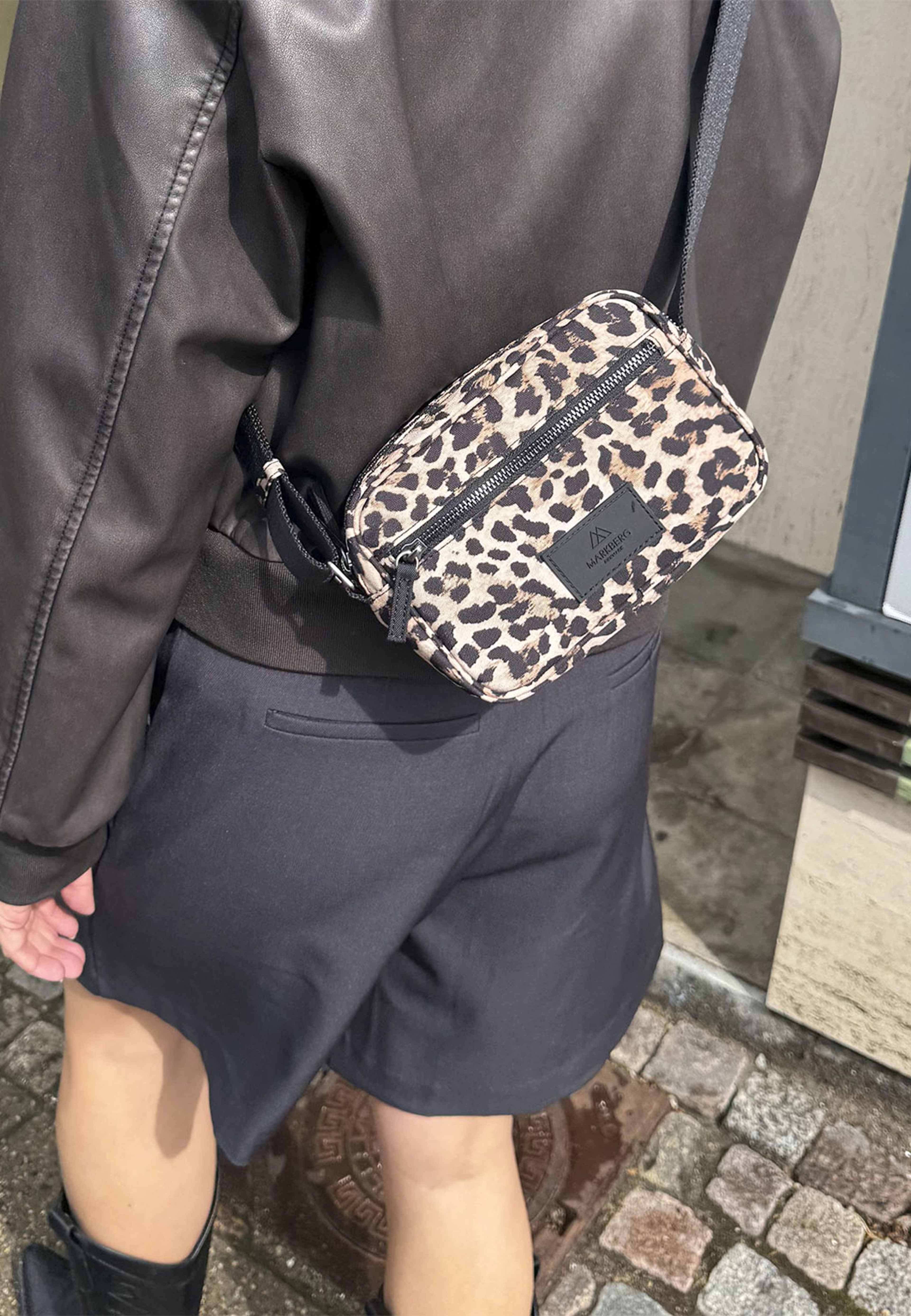 BlockMBG Rec Bags, från Markberg, i färgen Leopard. Klicka för att öppna bilden i stort format