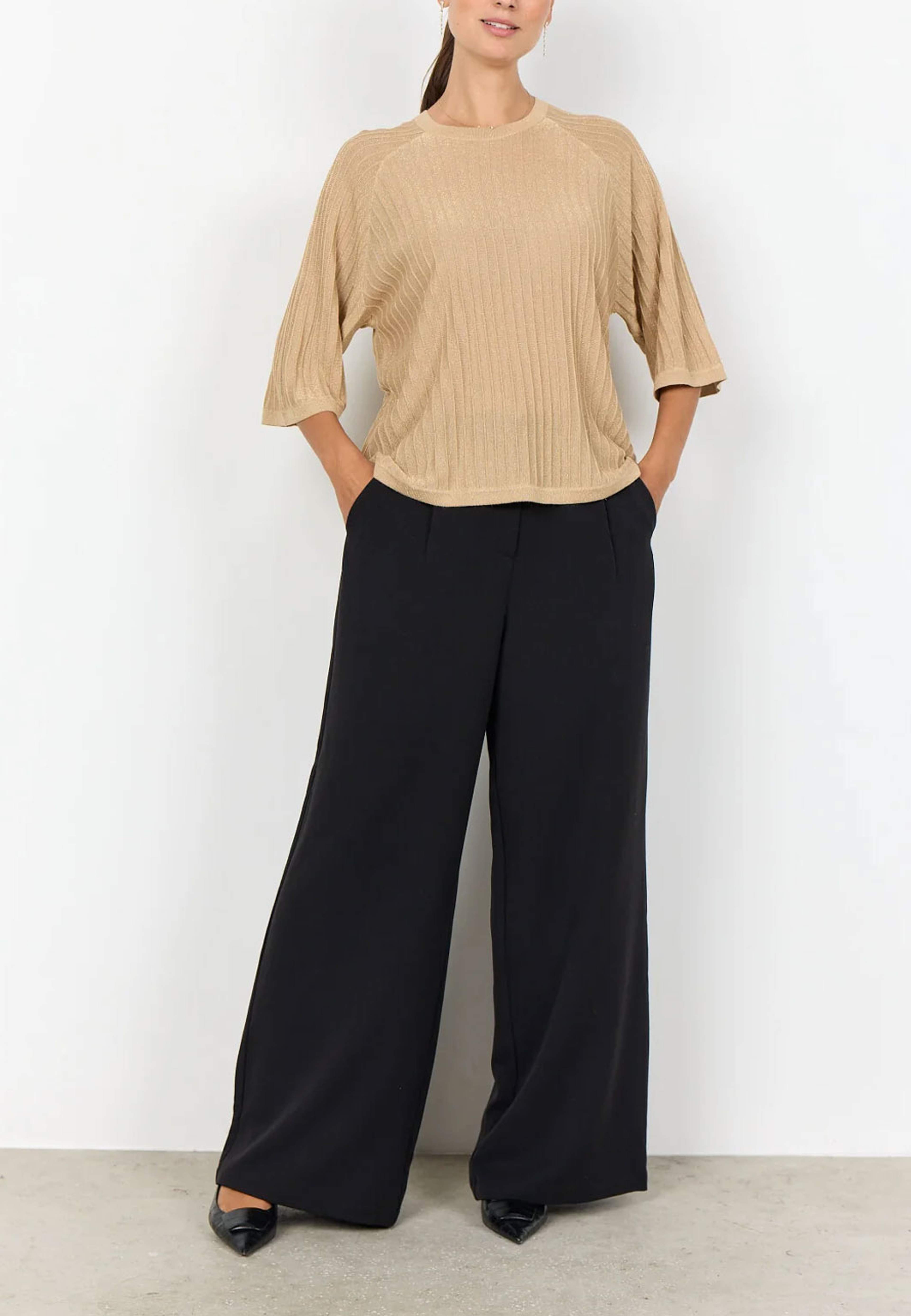 Soyaconcept Sc-Violetta 4 Pullover, från Soyaconcept, i färgen Sand Combi. Klicka för att öppna bilden i stort format
