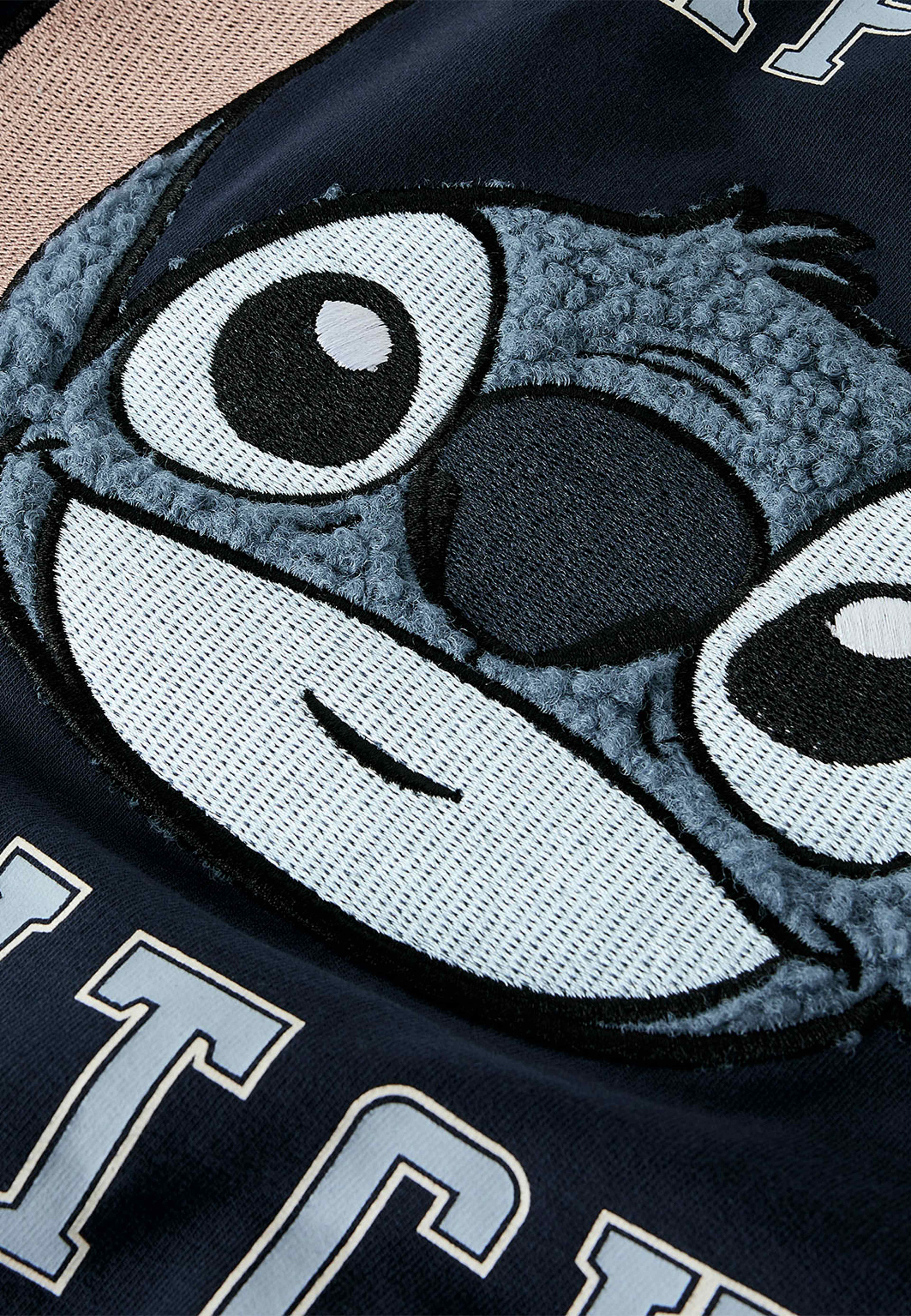 NMMONUR Tröja STITCH, från Name It, i färgen Navy Blazer. Klicka för att öppna bilden i stort format
