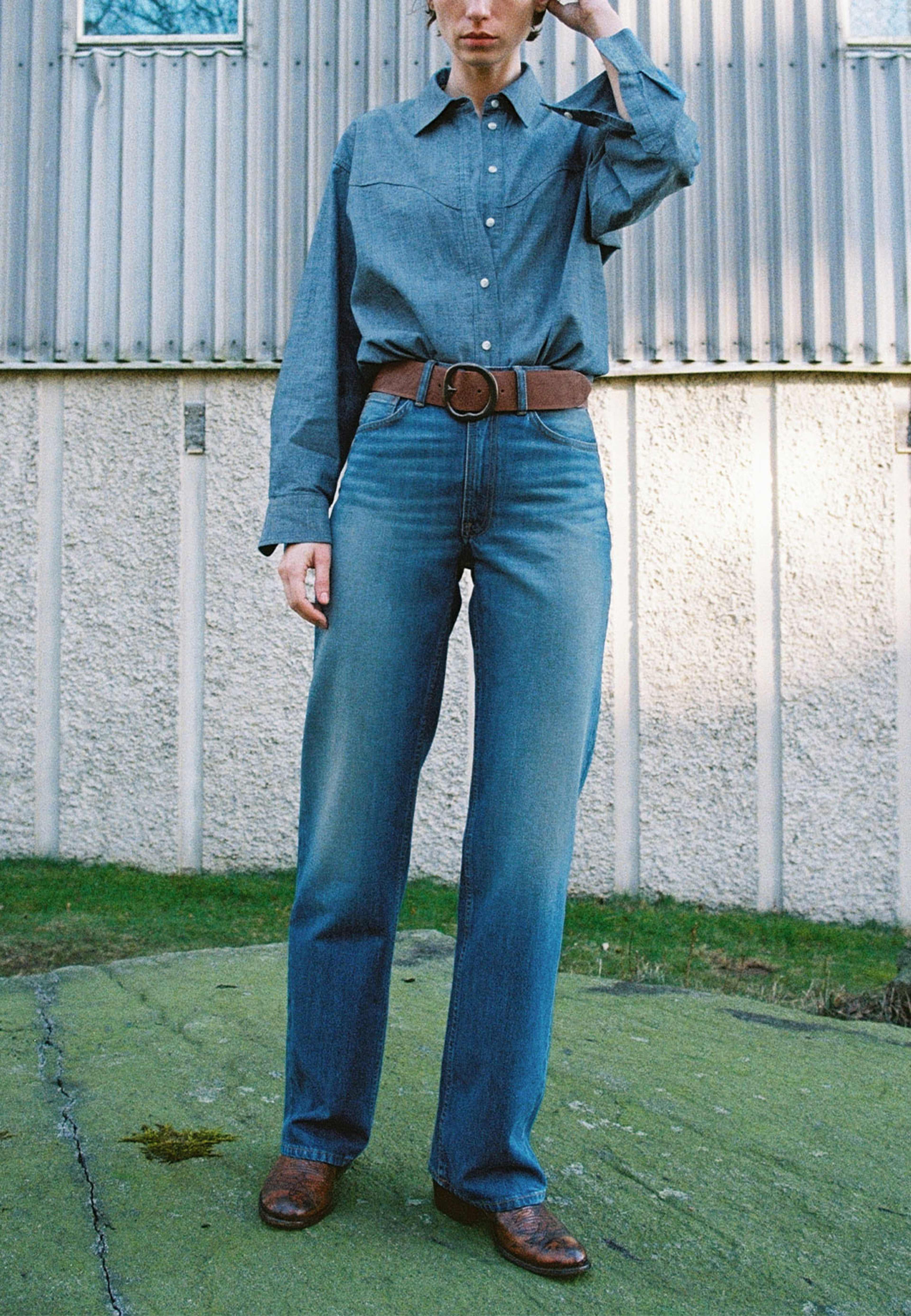 Clean Eileen Hazy Horizon, från Nudie Jeans, i färgen Hazy Horizon. Klicka för att öppna bilden i stort format