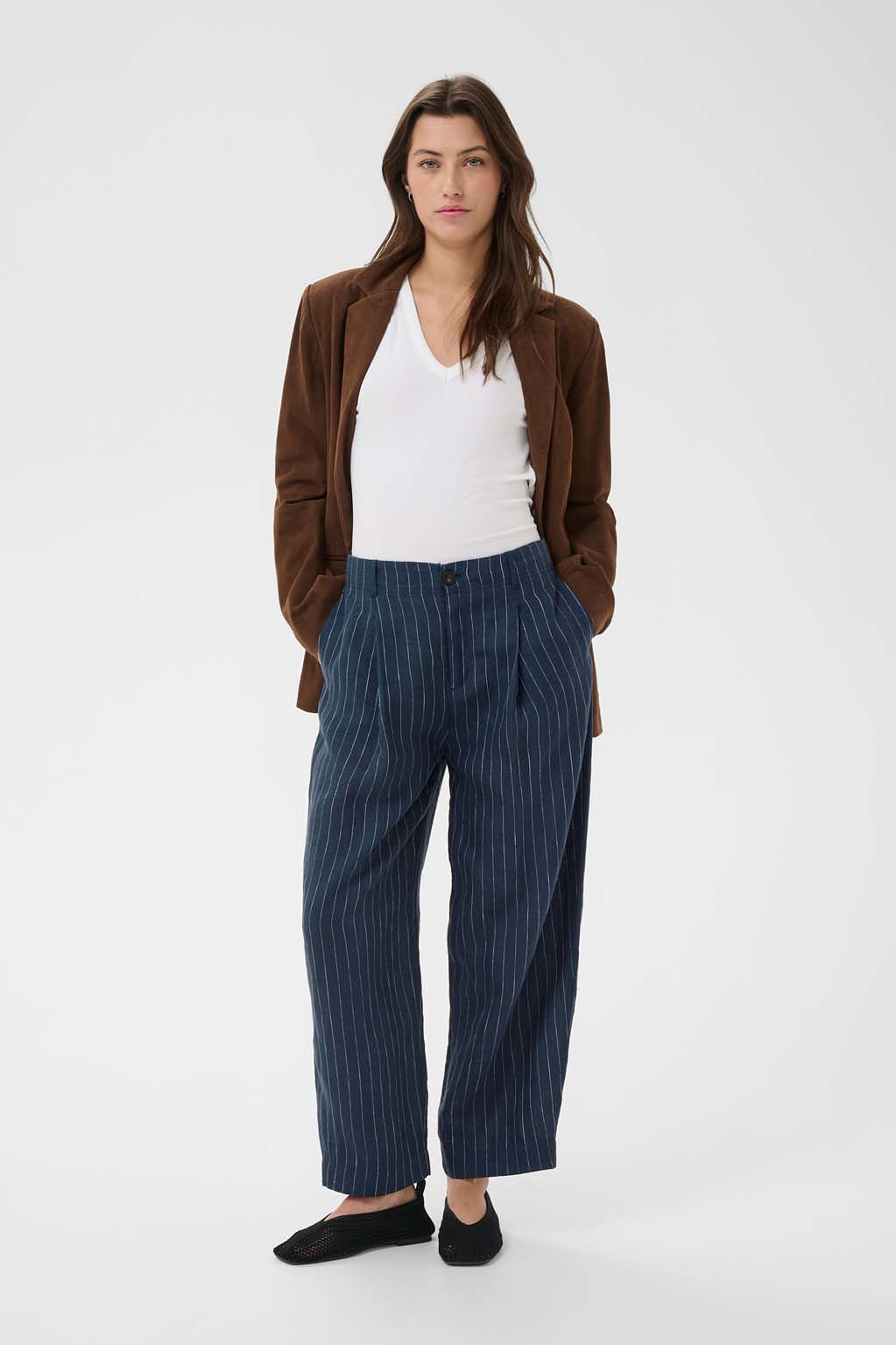 NettasPW PA, från Part Two, i färgen Blue Nights Pinstripe. Klicka för att öppna bilden i stort format