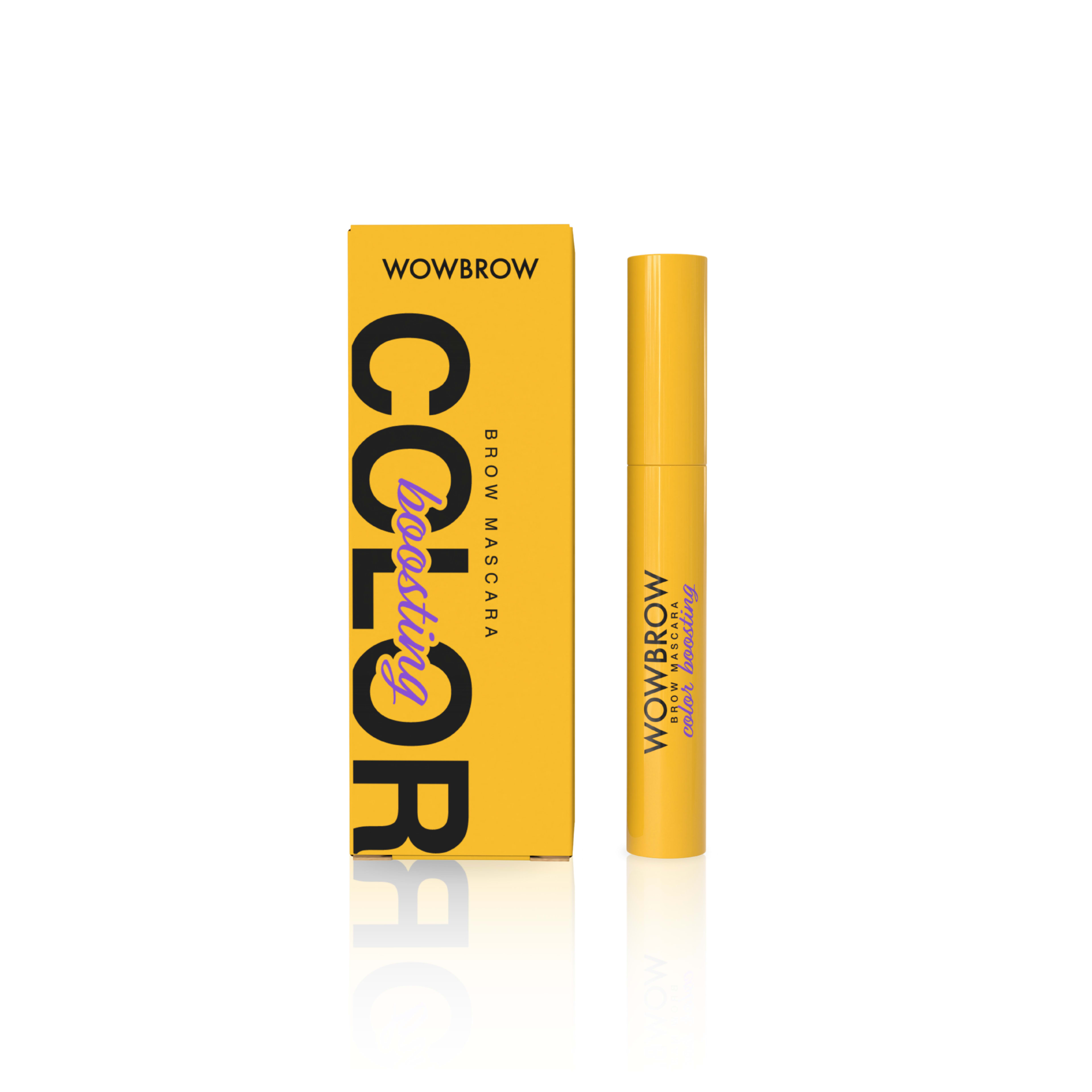 Color Boosting Brow Mascara / Medium brown, från WOWBROW, i färgen Light Brown. Klicka för att öppna bilden i stort format