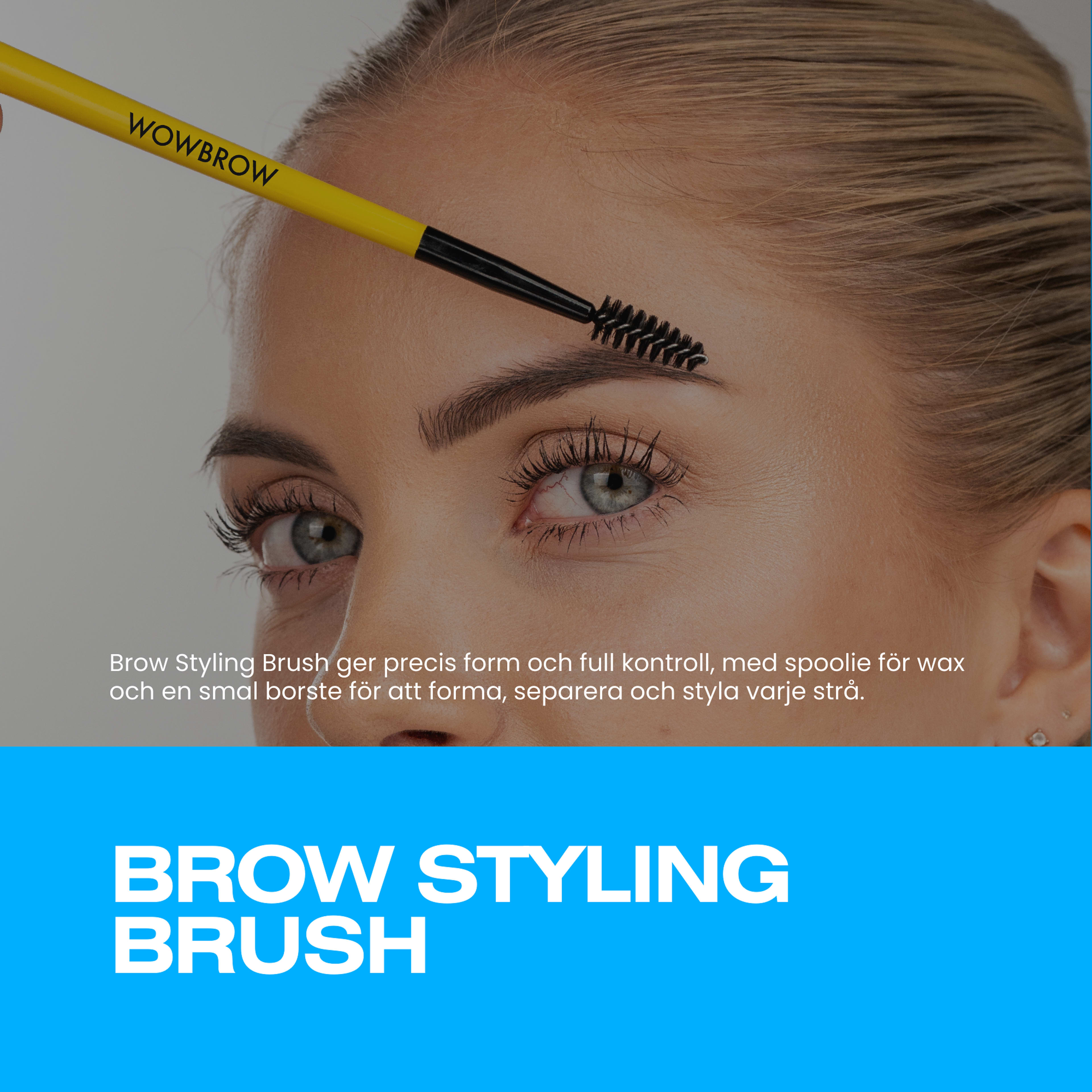 Brow Styling Brush, från WOWBROW. Klicka för att öppna bilden i stort format