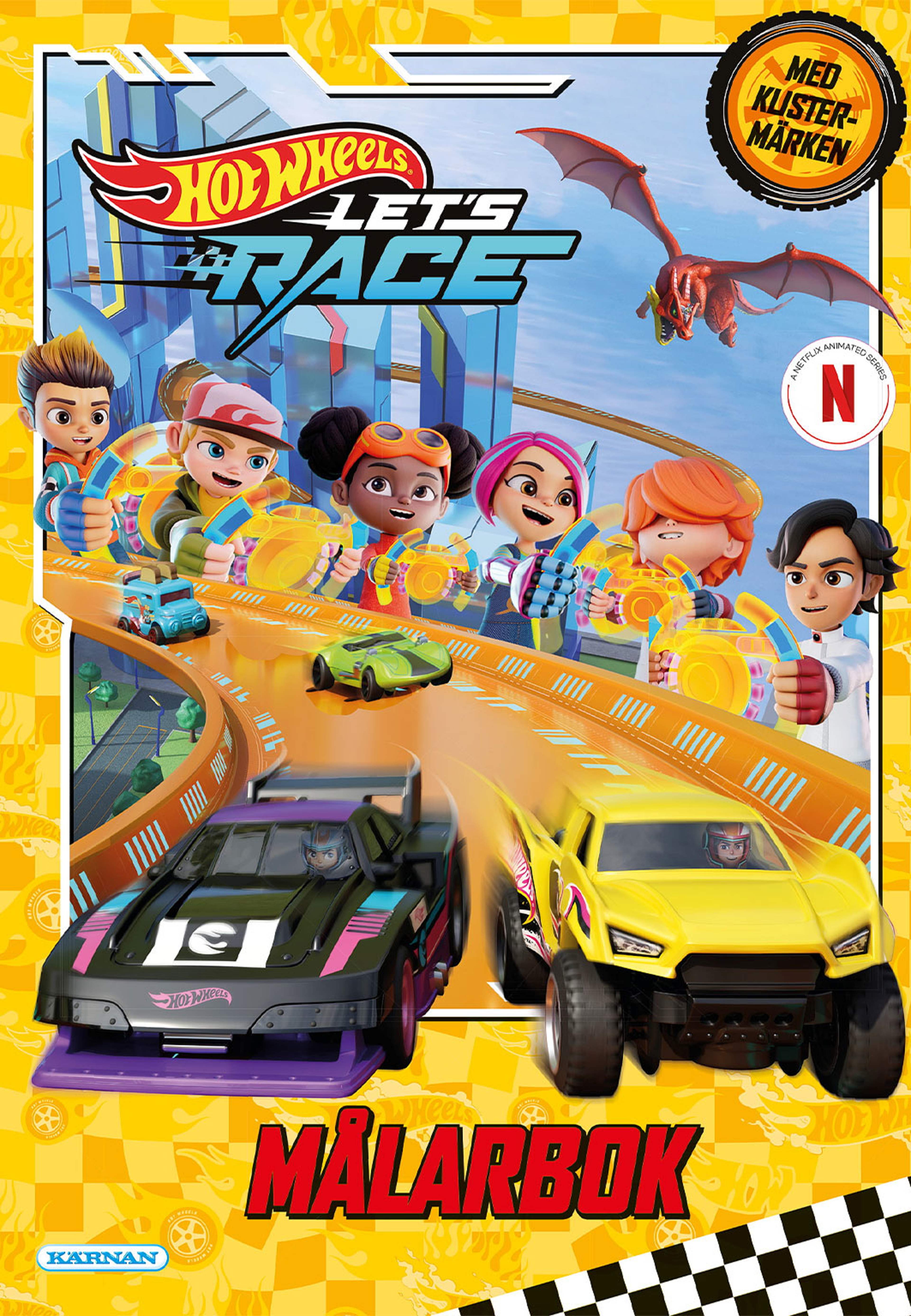 MÅLARBOK HOT WHEELS, från KÄRNAN. Klicka för att öppna bilden i stort format