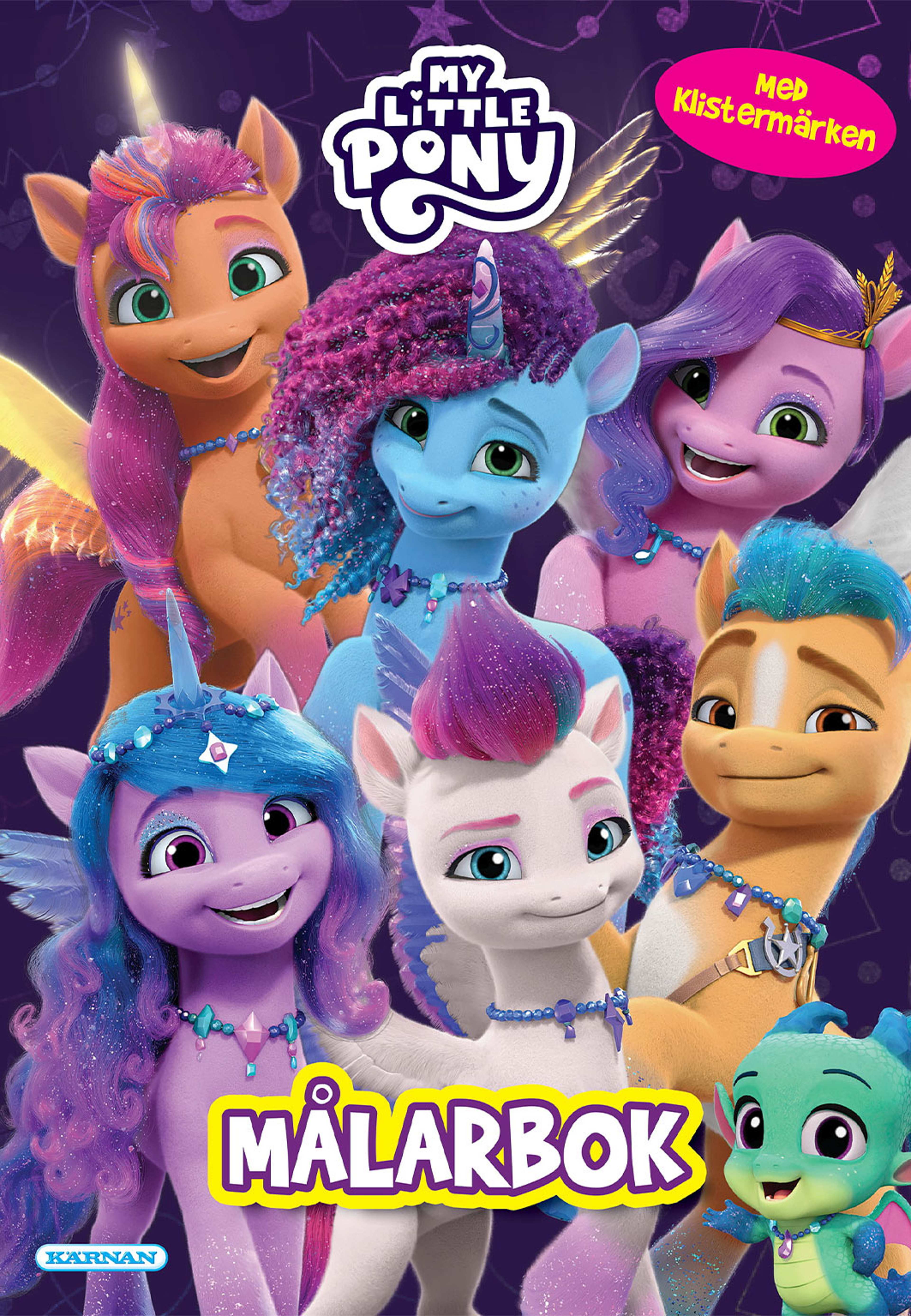 MÅLARBOK MY LITTLE PONY, från KÄRNAN. Klicka för att öppna bilden i stort format