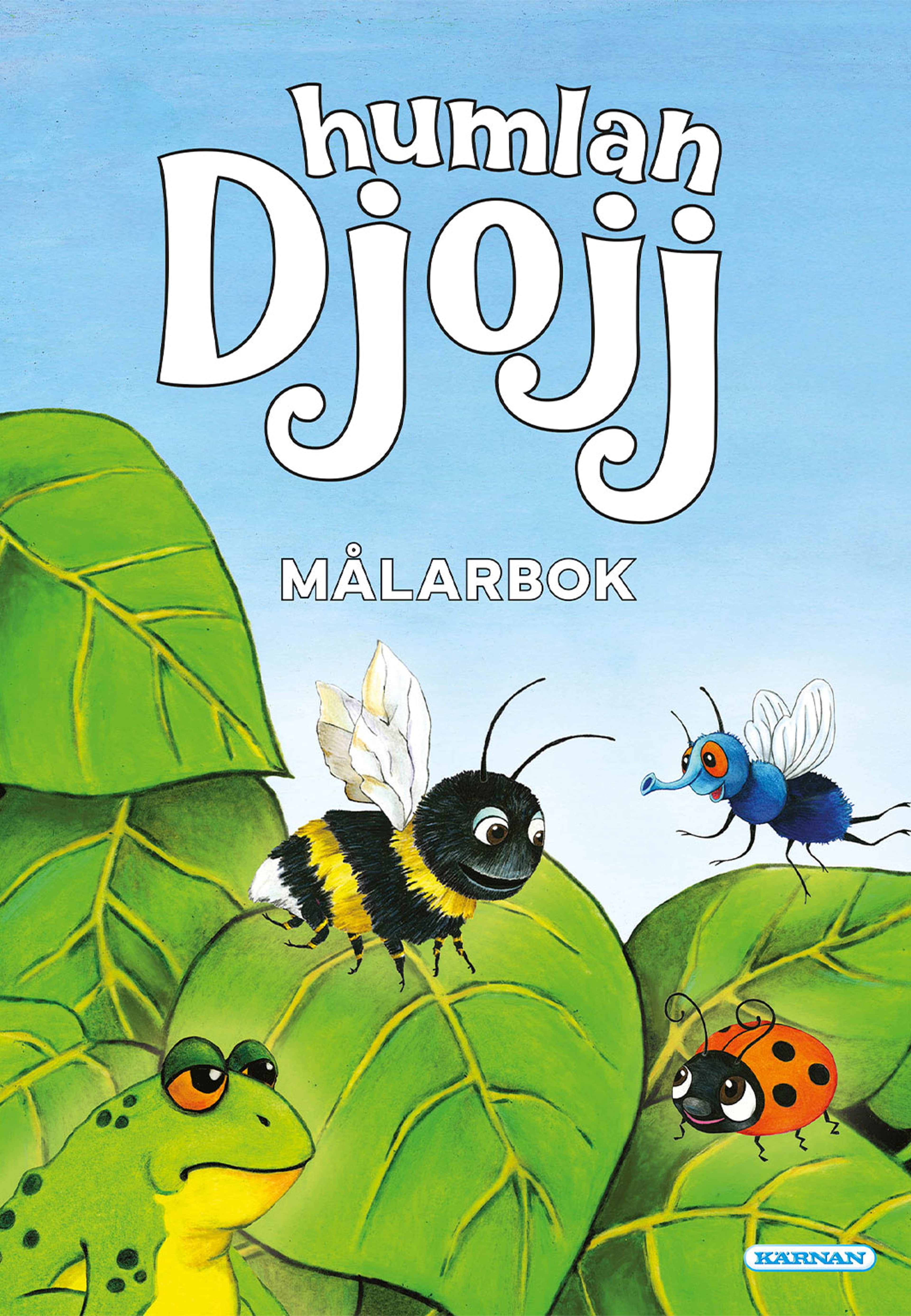 MÅLARBOK HUMLAN DJOJJ, från KÄRNAN. Klicka för att öppna bilden i stort format
