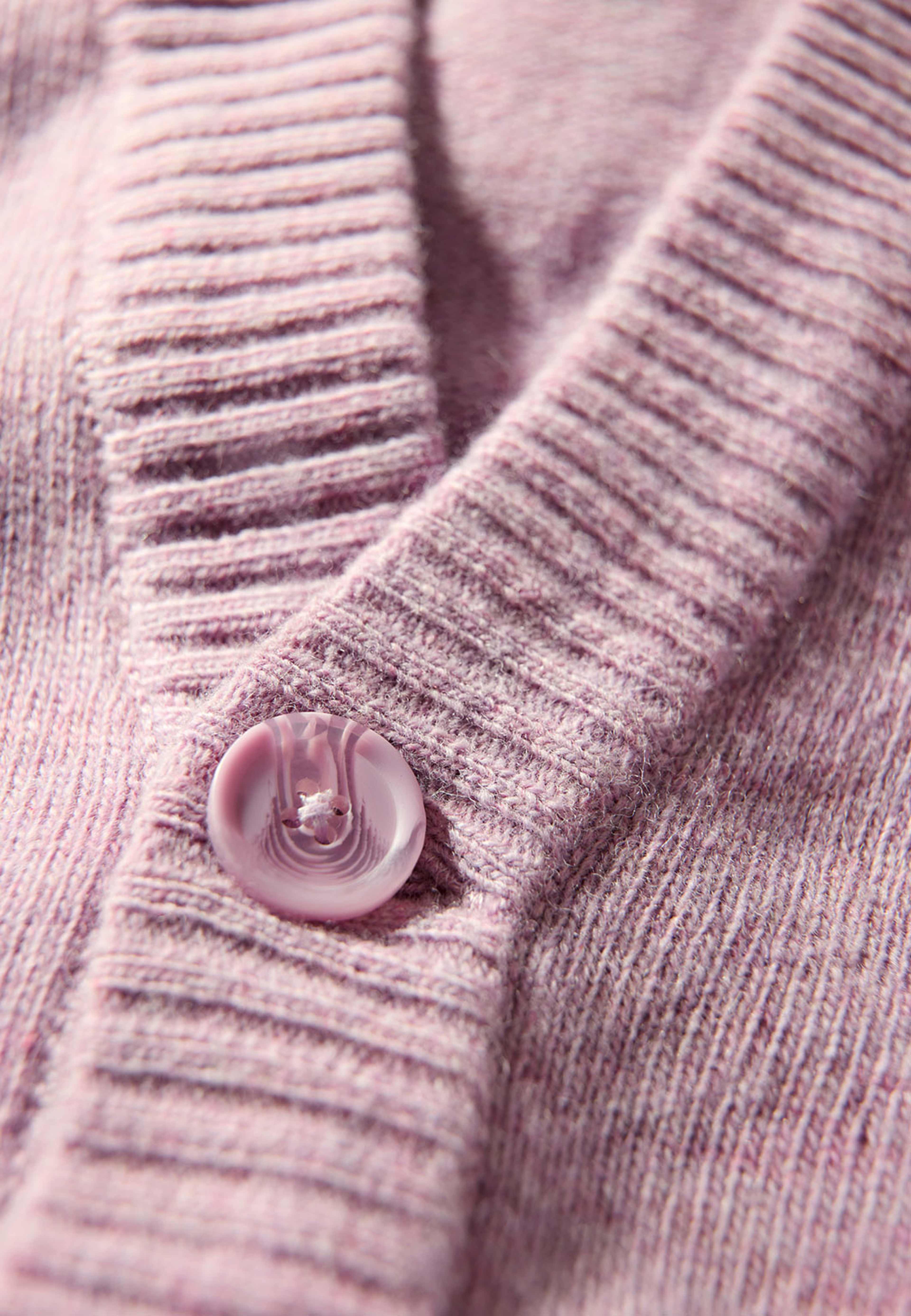 Lindbergh Lambswool button cardigan Knit, från Lindbergh, i färgen Lavender Mel. Klicka för att öppna bilden i stort format