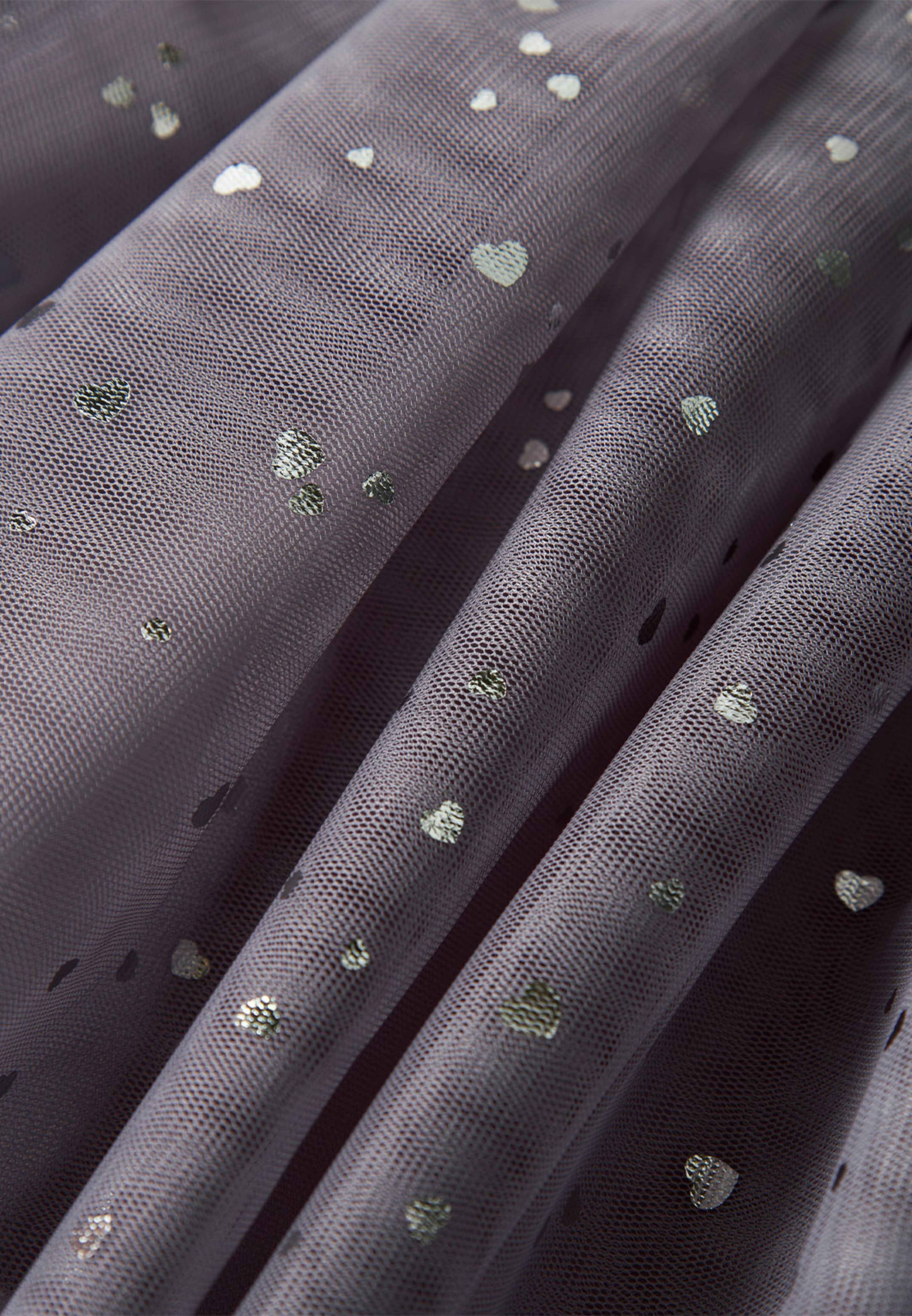 NMFTERANA TULLE SKIRT, från Name It, i färgen Lavender Gray Silver Foil. Klicka för att öppna bilden i stort format