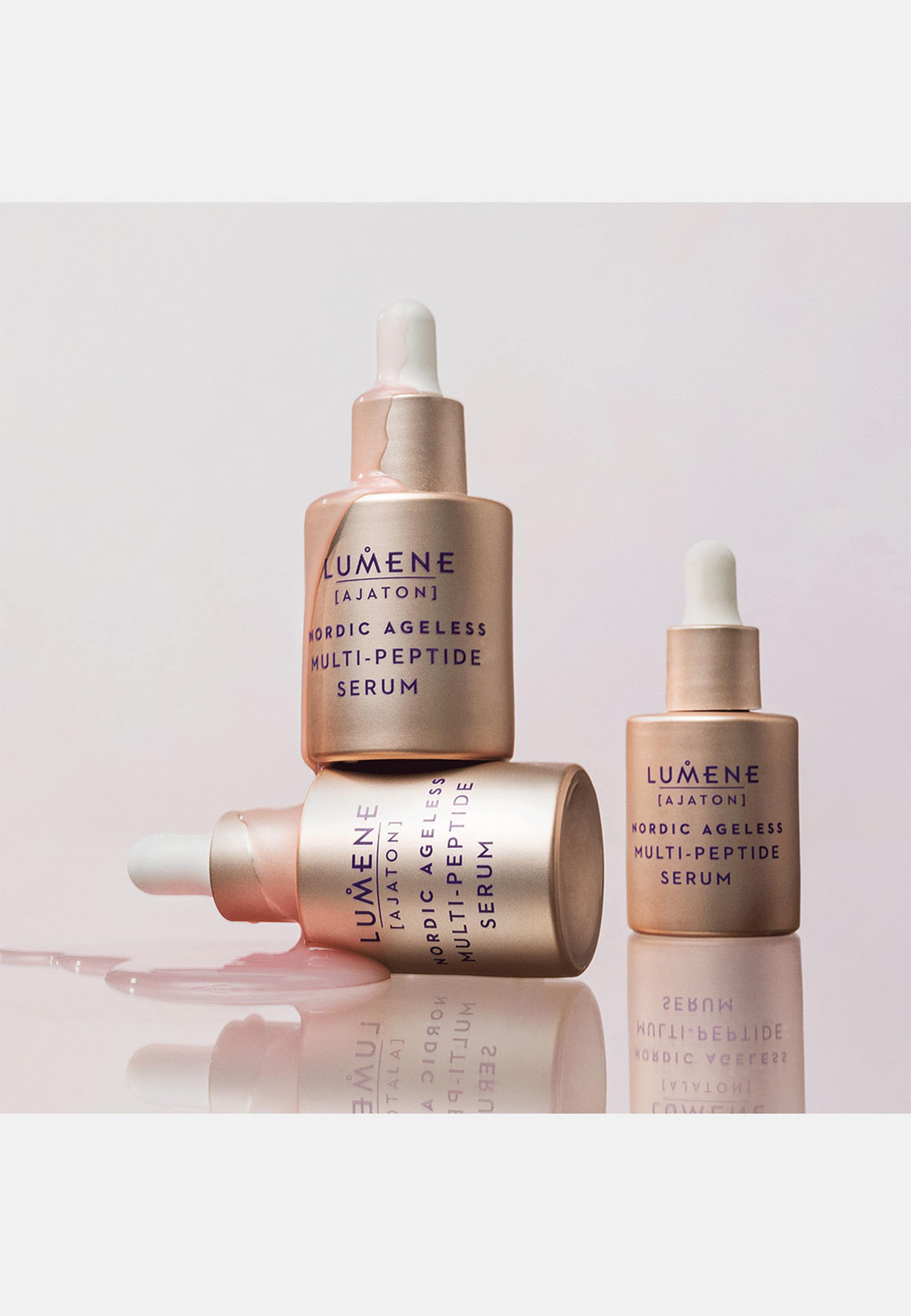 Nordic Ageless Multi-Peptdie Serum, från Lumene. Klicka för att öppna bilden i stort format