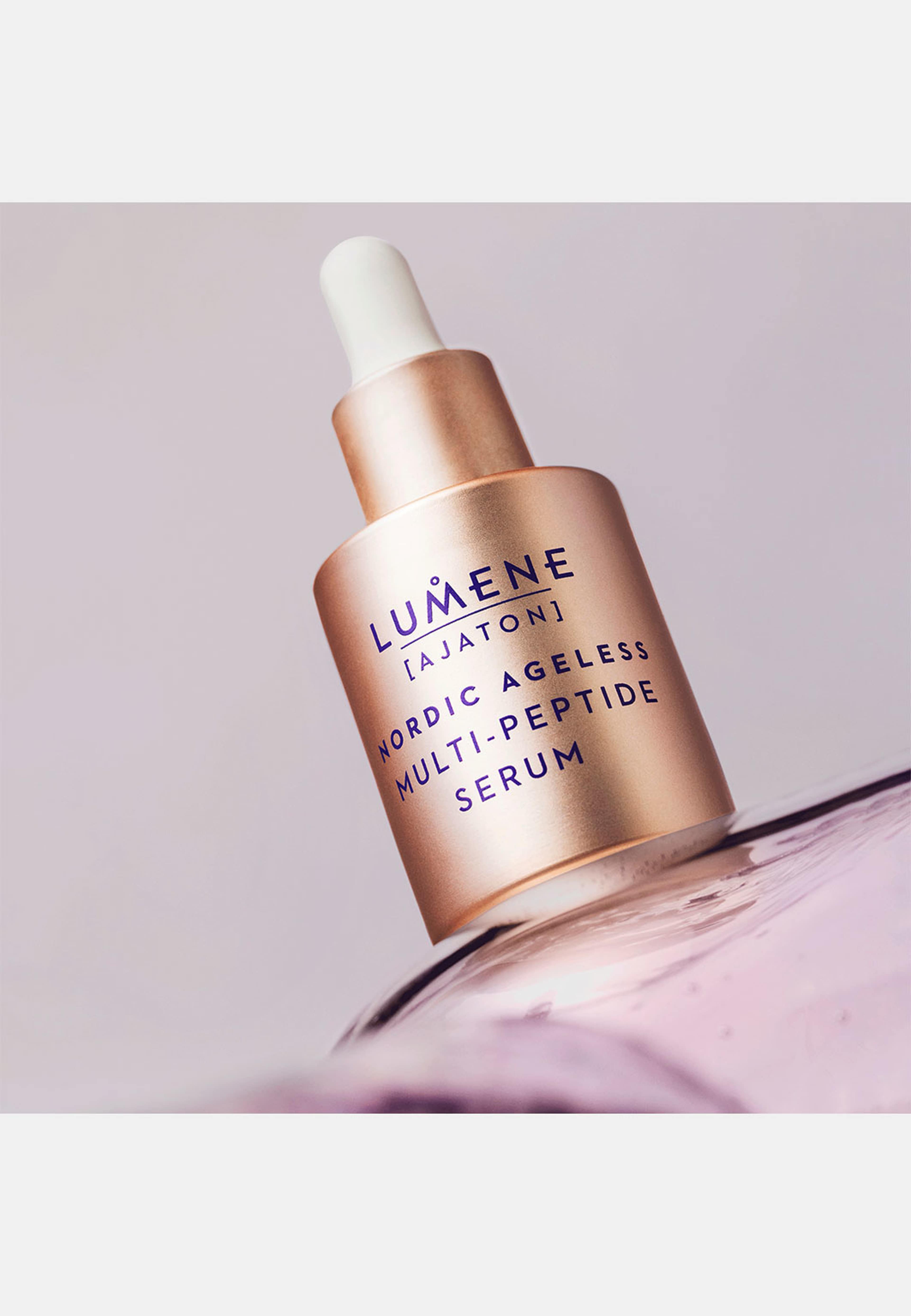 Nordic Ageless Multi-Peptdie Serum, från Lumene. Klicka för att öppna bilden i stort format
