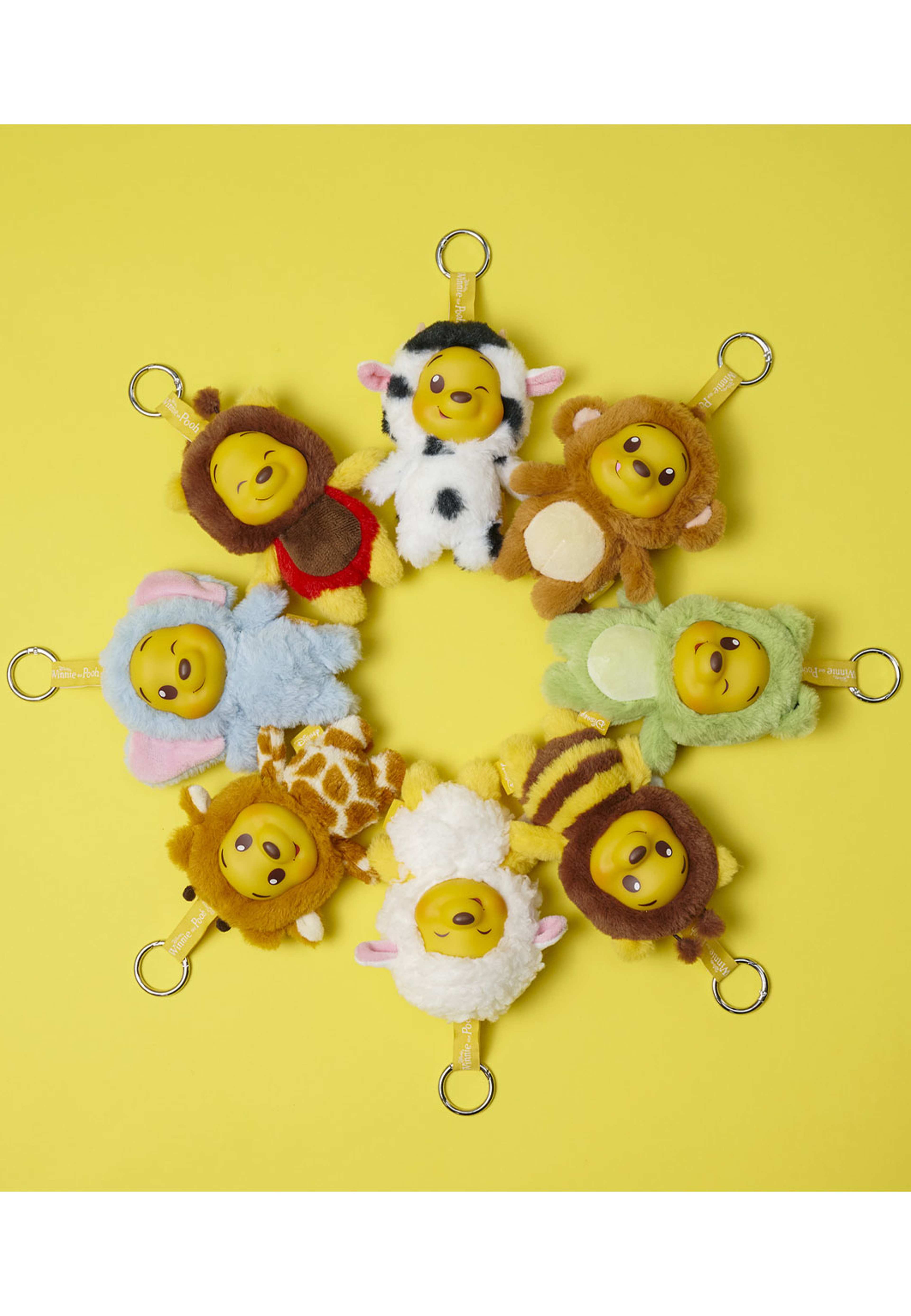 Disney YuYus Nalle Puh nyckelring Blindbox, 12 cm, från Disney, i färgen Multicolor. Klicka för att öppna bilden i stort format