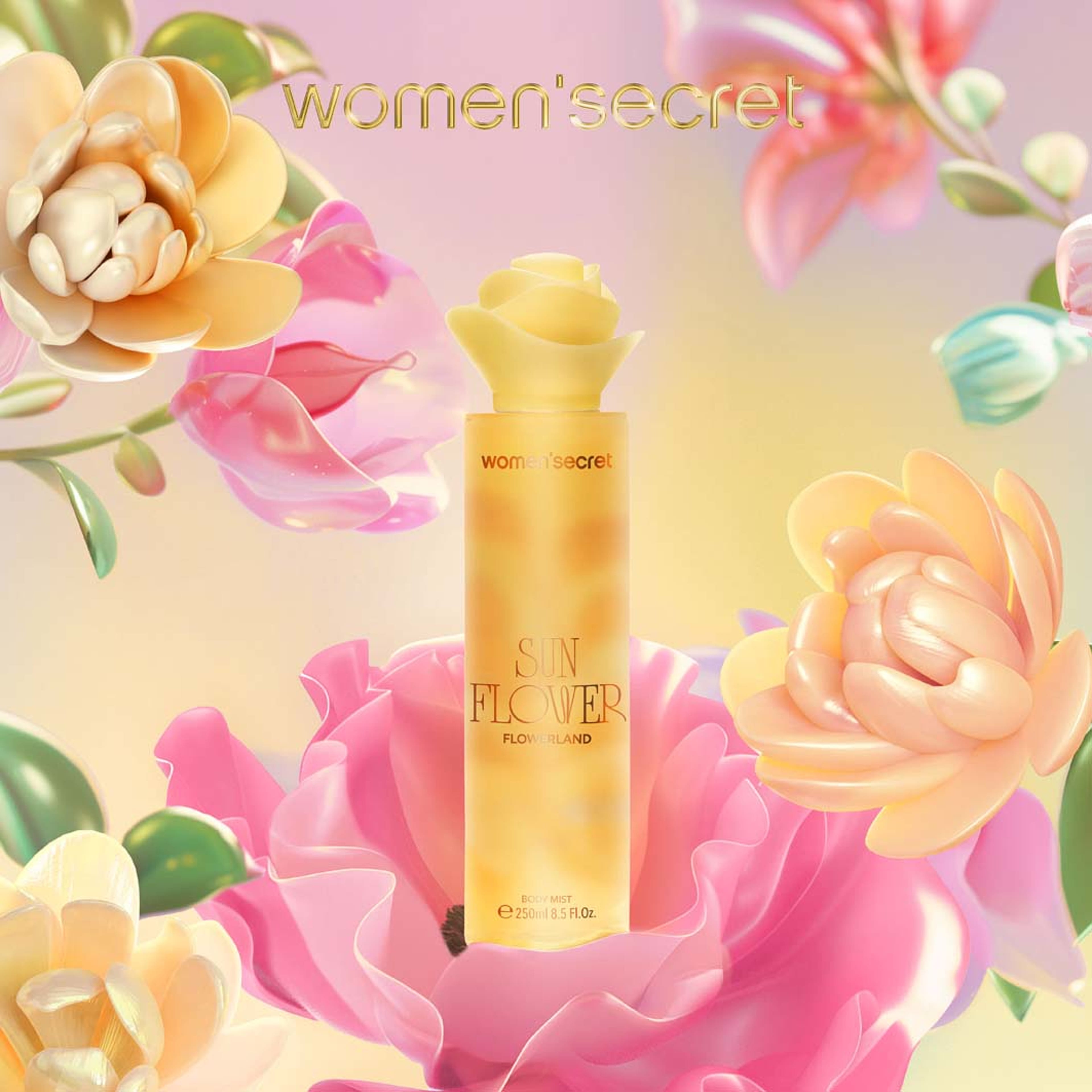 Body Mist Flowerland Sun Flower, från Women´secret. Klicka för att öppna bilden i stort format
