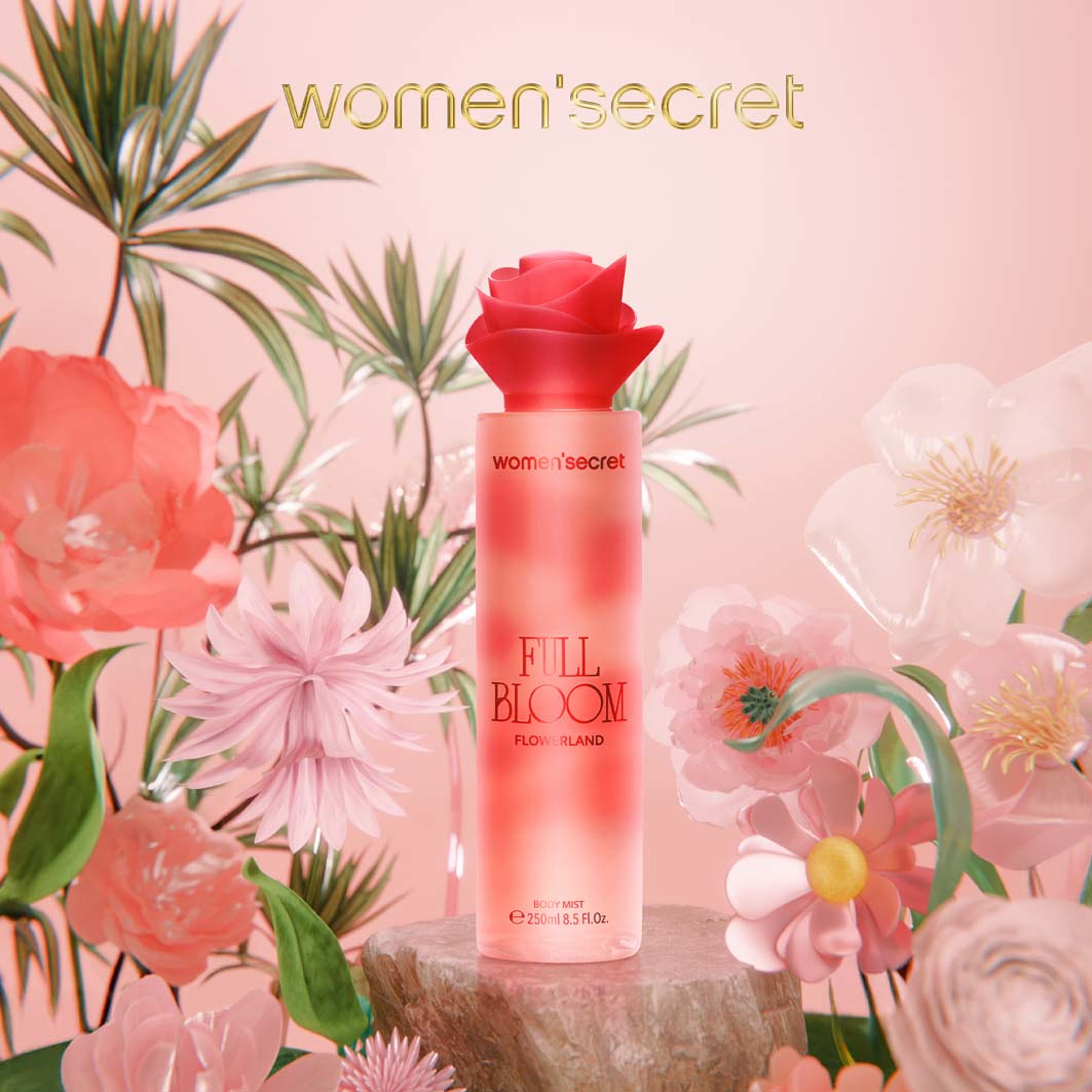 Body Mist Flowerland Full Bloom, från Women´secret. Klicka för att öppna bilden i stort format