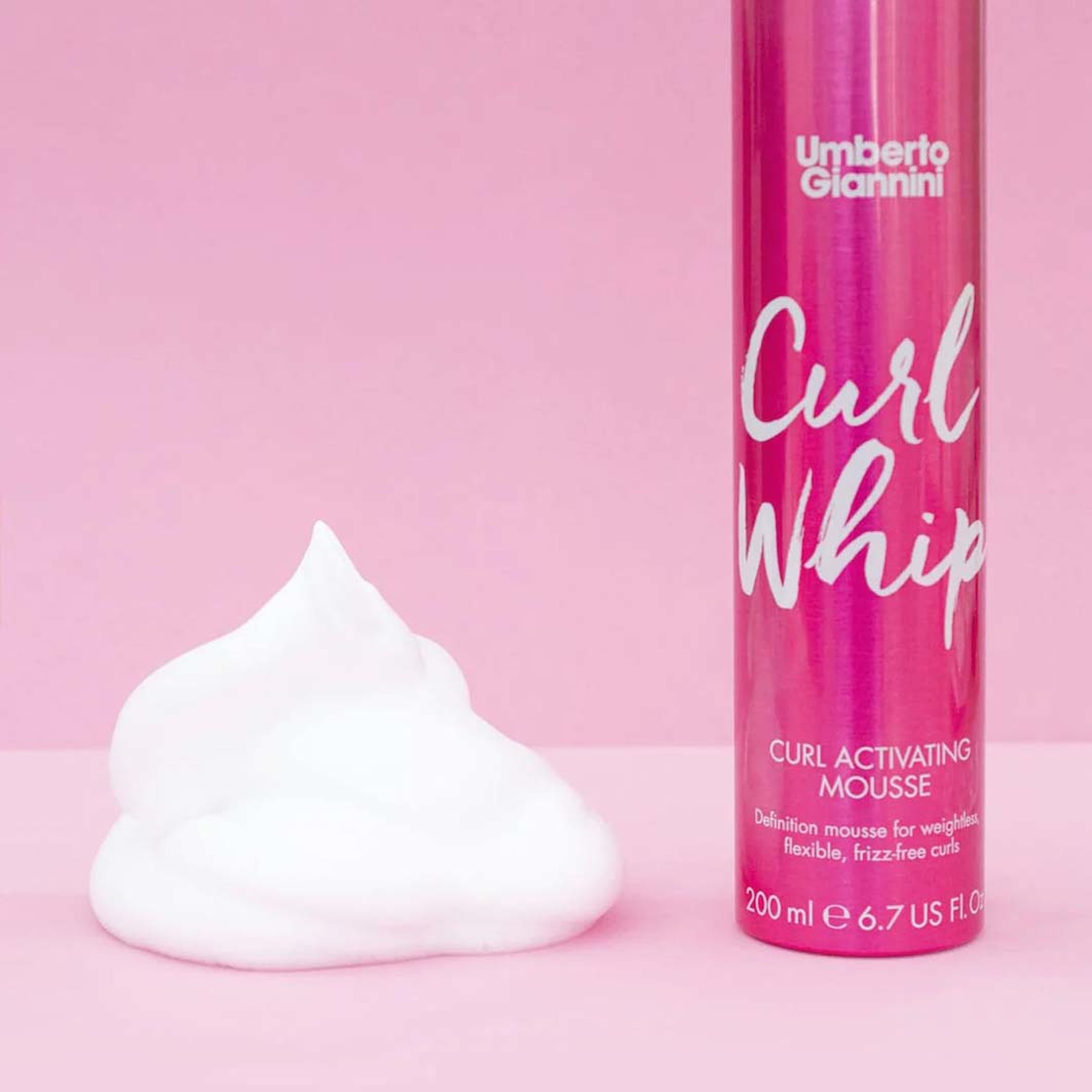 Curl Whip Curl Mousse, från Umberto Giannini. Klicka för att öppna bilden i stort format