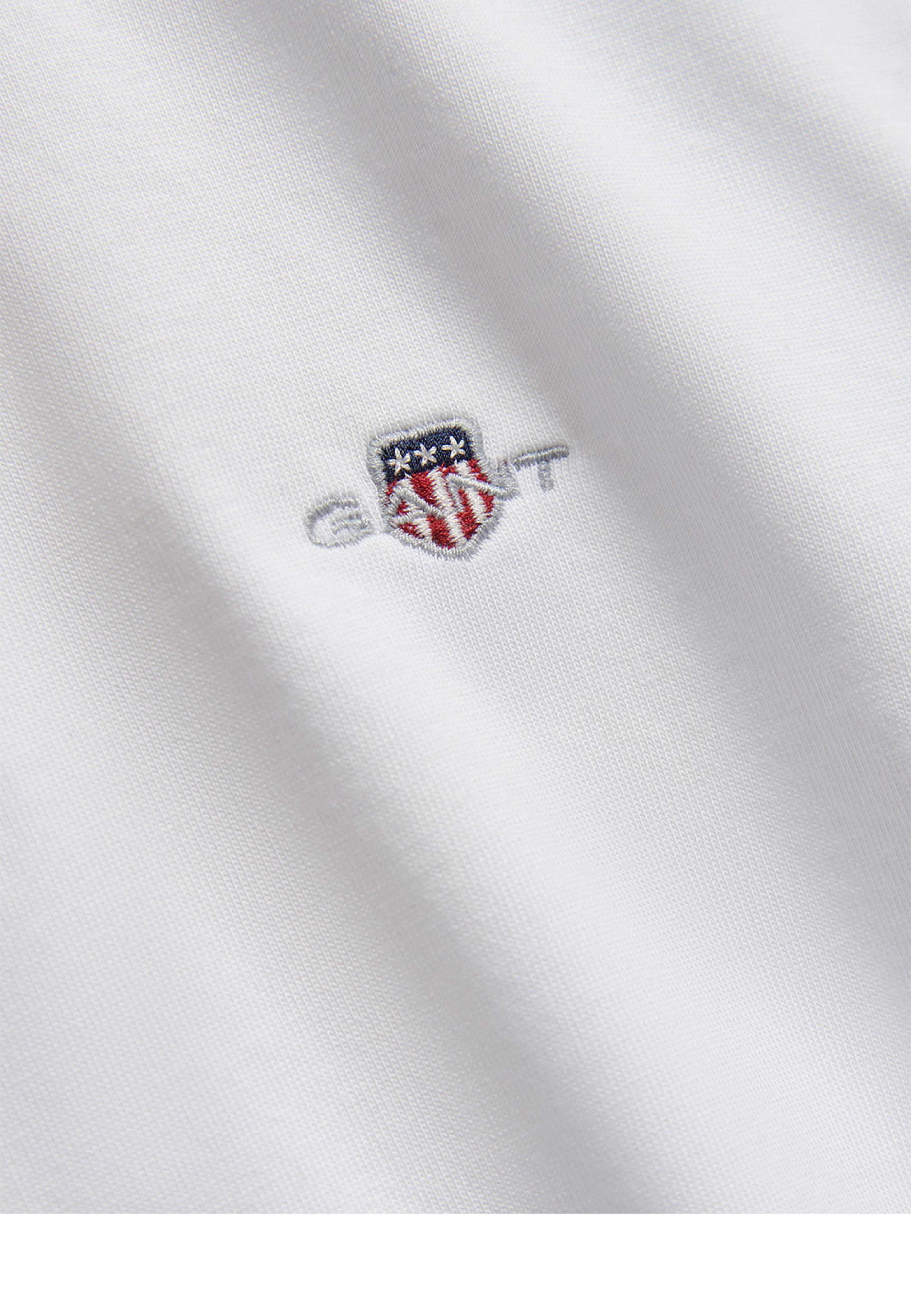 Shield SS T-Shirt, från GANT, i färgen White. Klicka för att öppna bilden i stort format