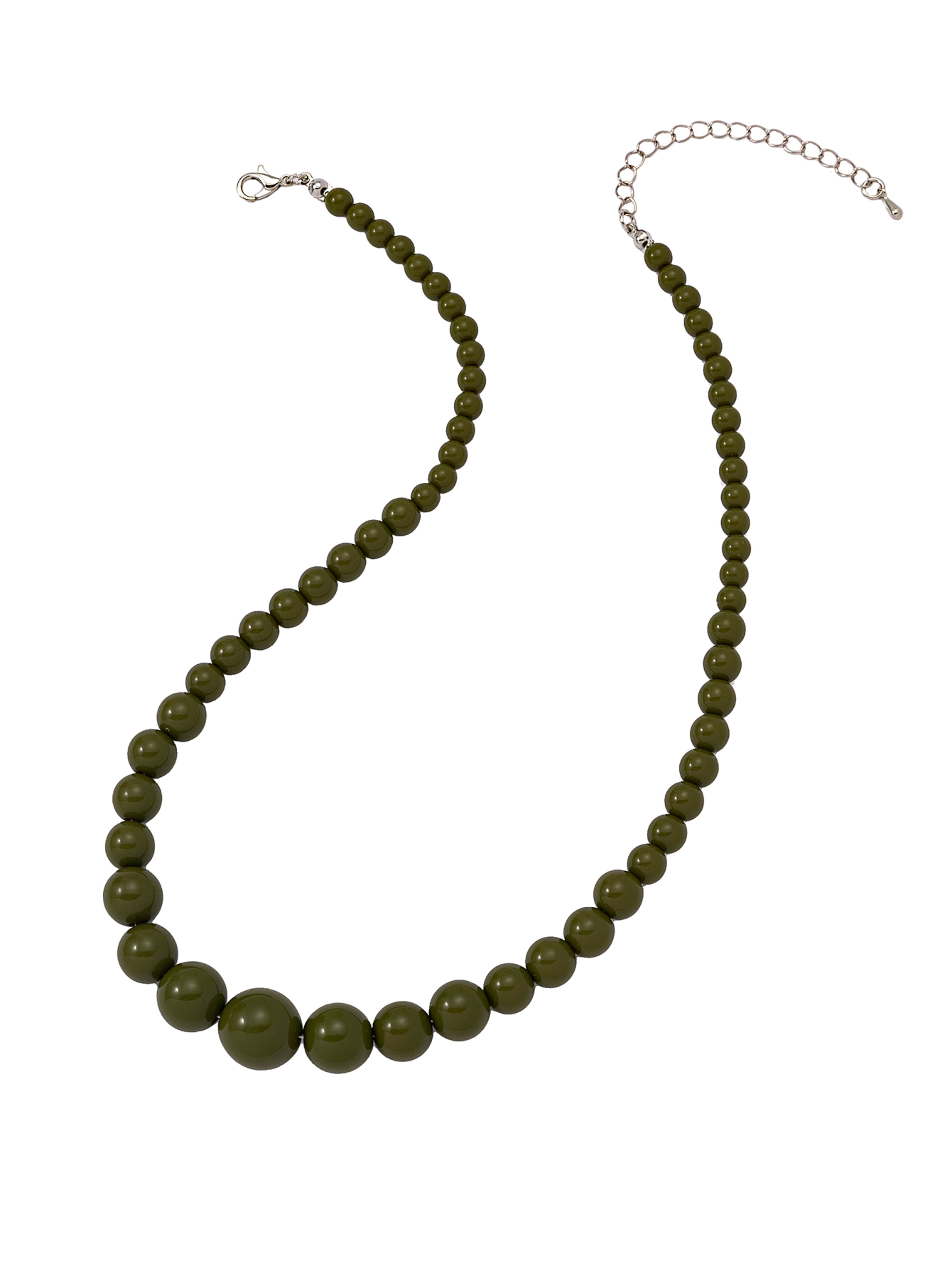 Halsband ANNIE, från Appear, i färgen Olive Green. Klicka för att öppna bilden i stort format