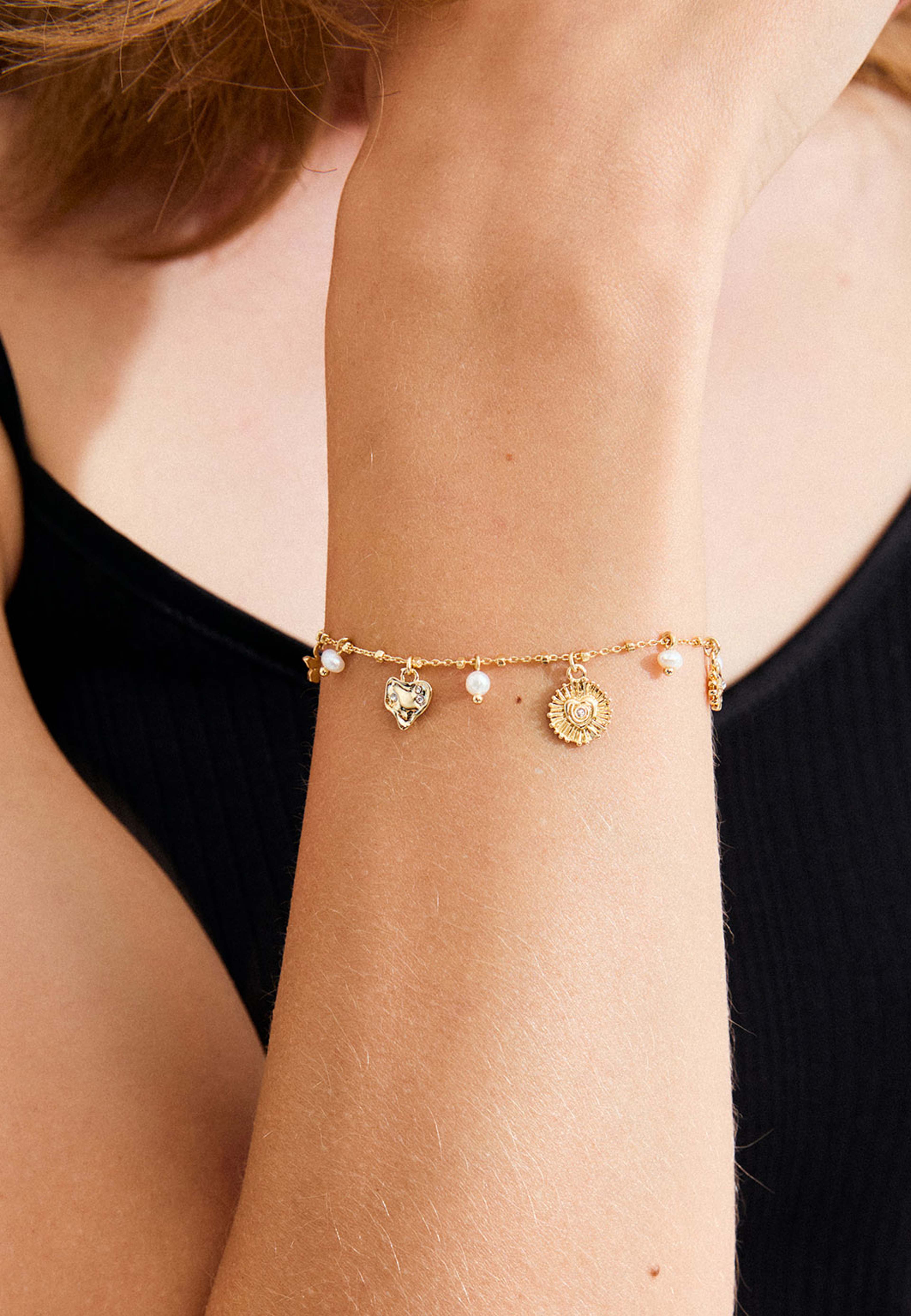 MYLAN bracelet gold-plated, från Pilgrim, i färgen Gold Plated. Klicka för att öppna bilden i stort format