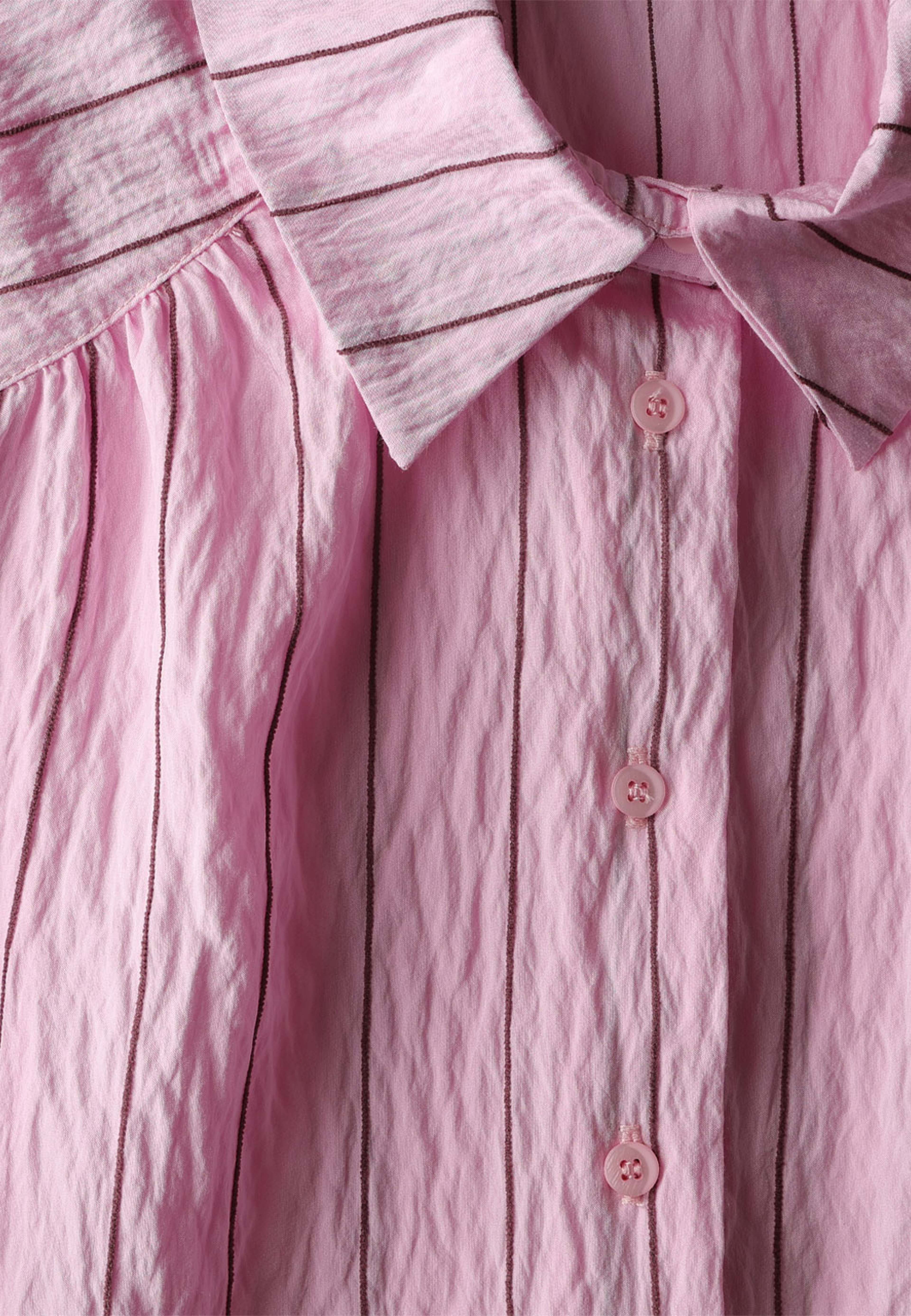 Skjorta Juliette Merlot Stripe, från The Shirt Factory, i färgen Pink. Klicka för att öppna bilden i stort format