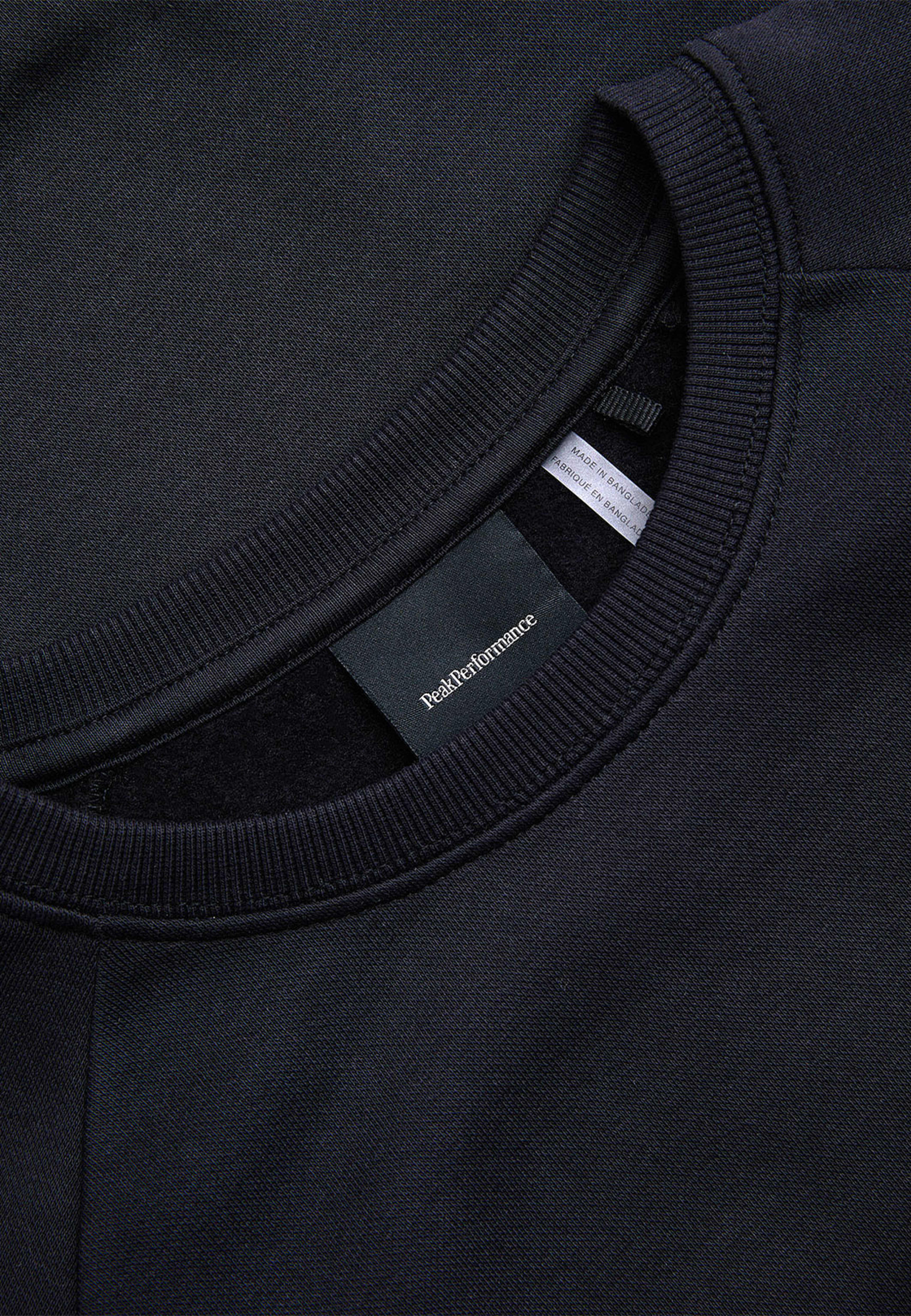 Jr Original Small Logo Crew, från Peak Performance, i färgen Black. Klicka för att öppna bilden i stort format